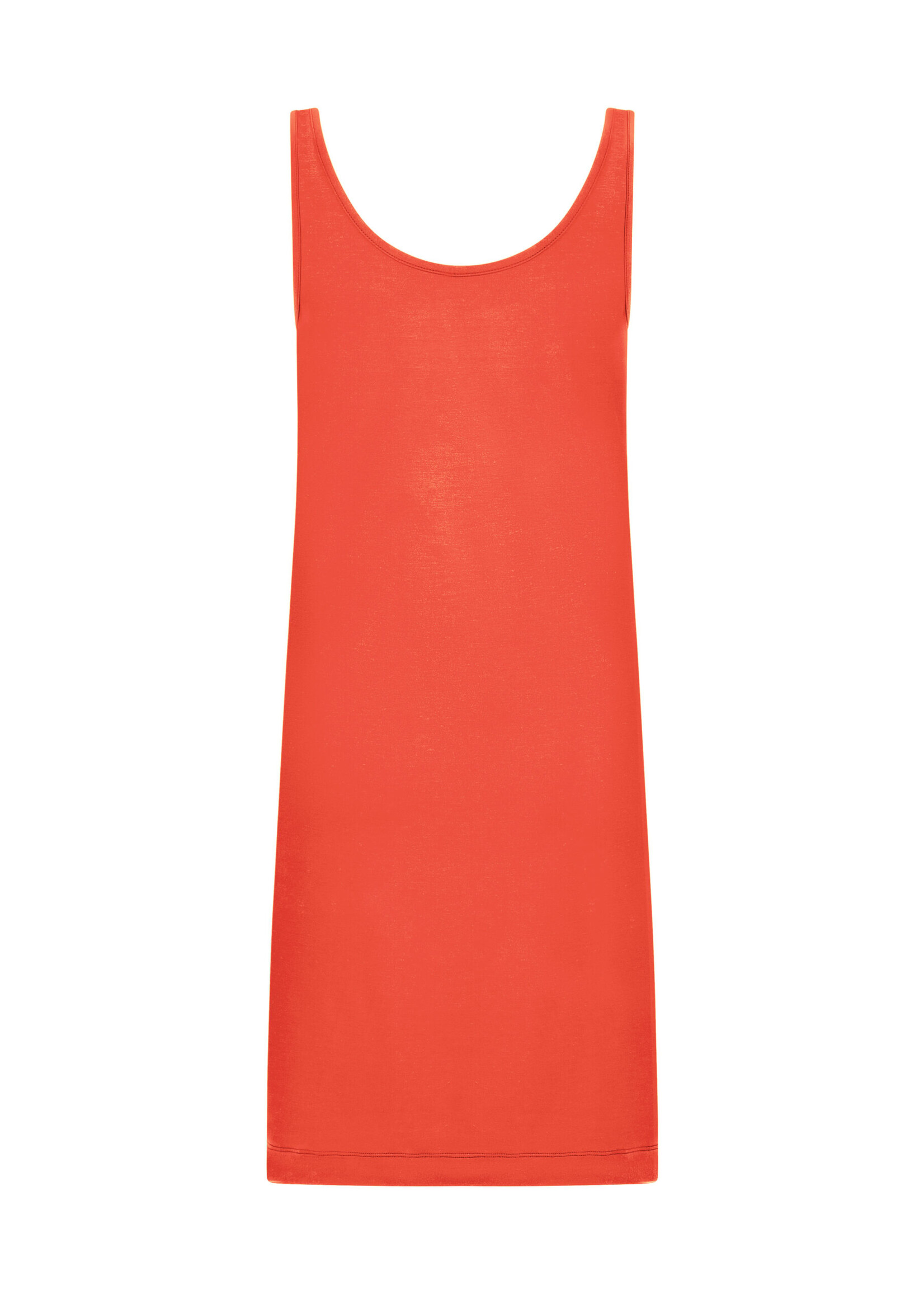 Upsa Onderjurkje brede bandjes - Koraalrood Maat XL/XXL