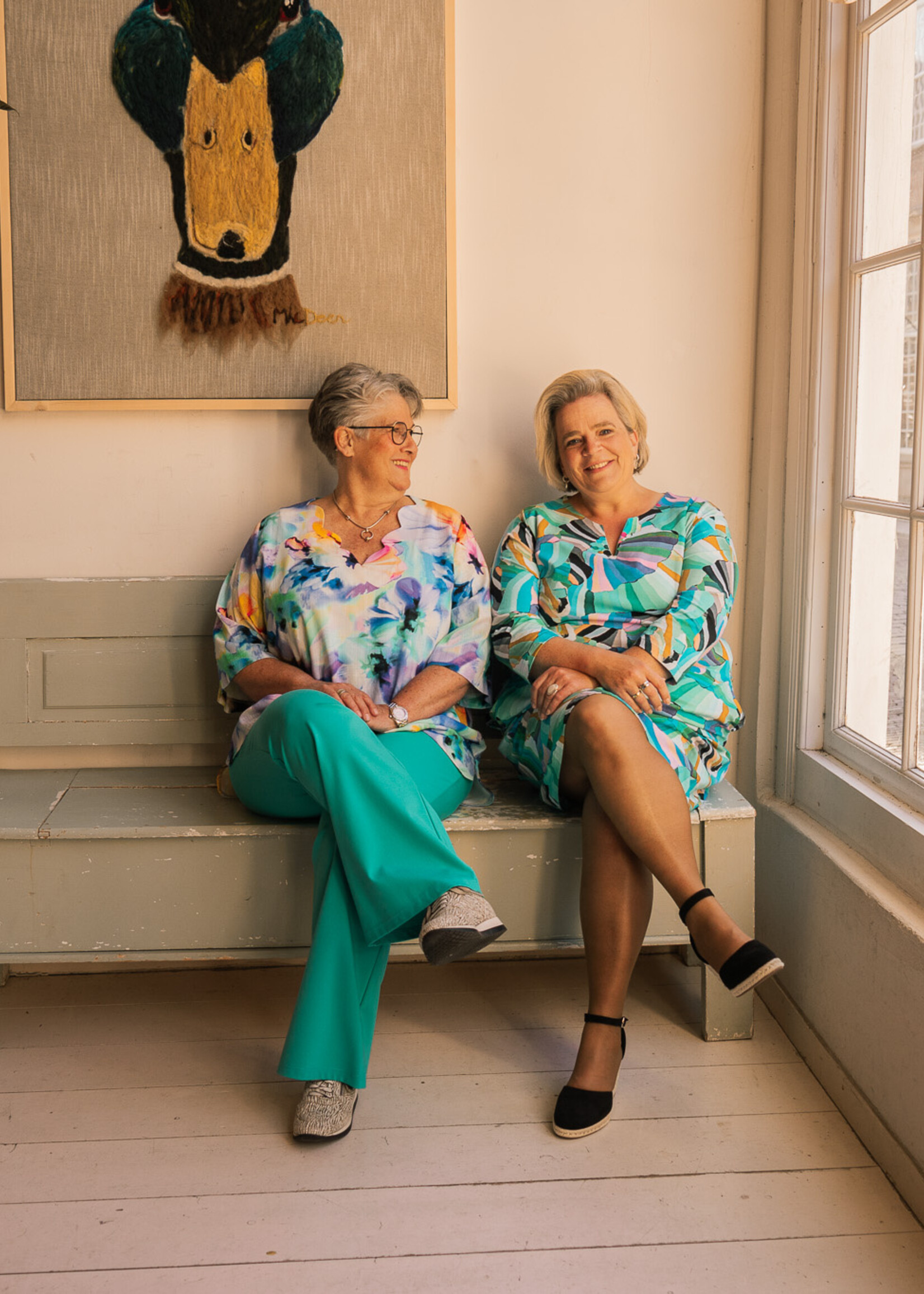 Ophilia Yara Cotton Aqua Party Maat 1