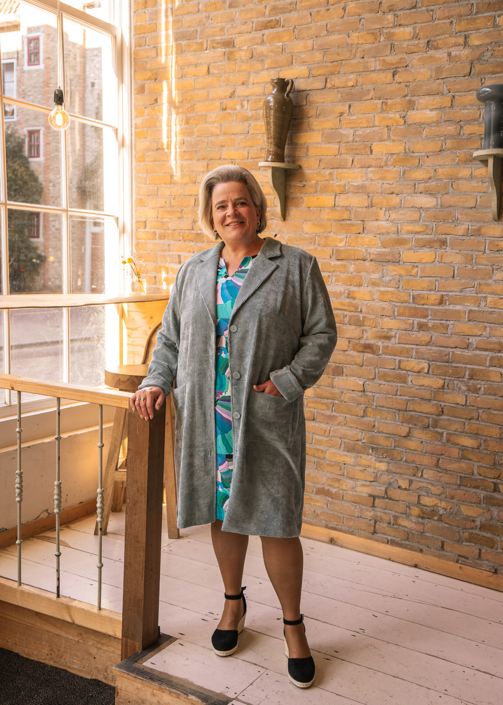 Ophilia Yara Cotton Aqua Party Maat 1