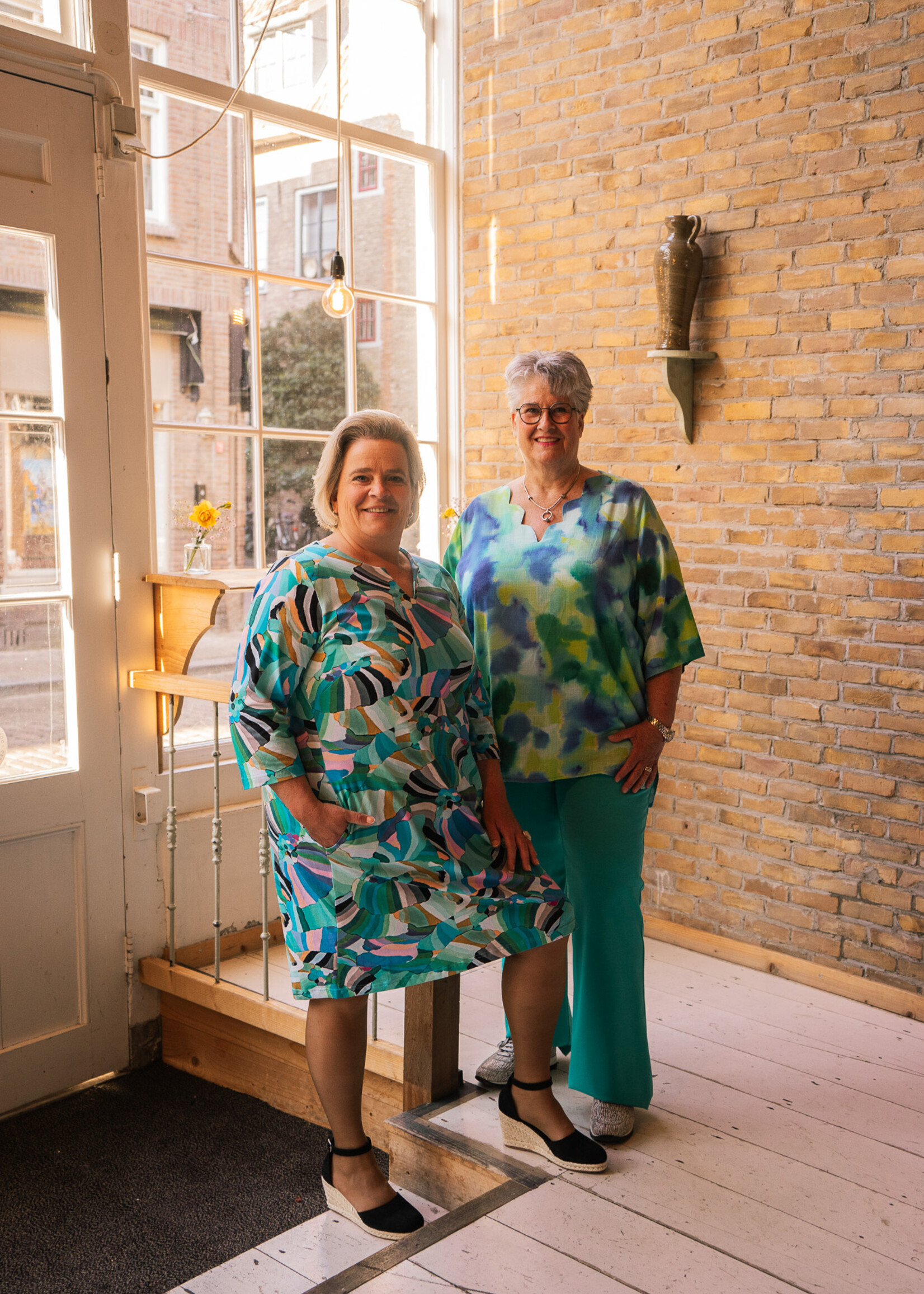 Ophilia Yara Cotton Aqua Party Maat 1