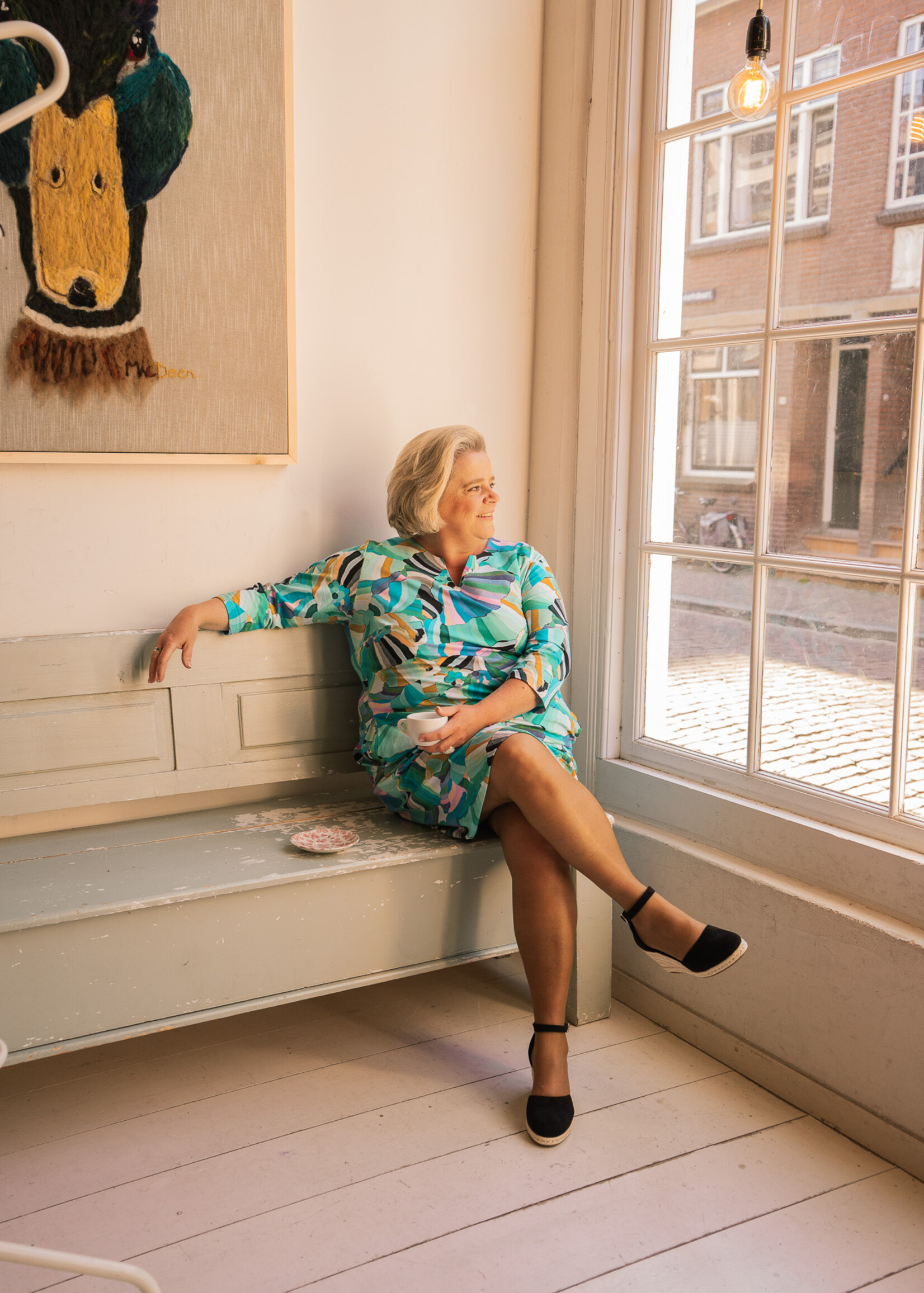 Ophilia Yara Cotton Aqua Party Maat 1