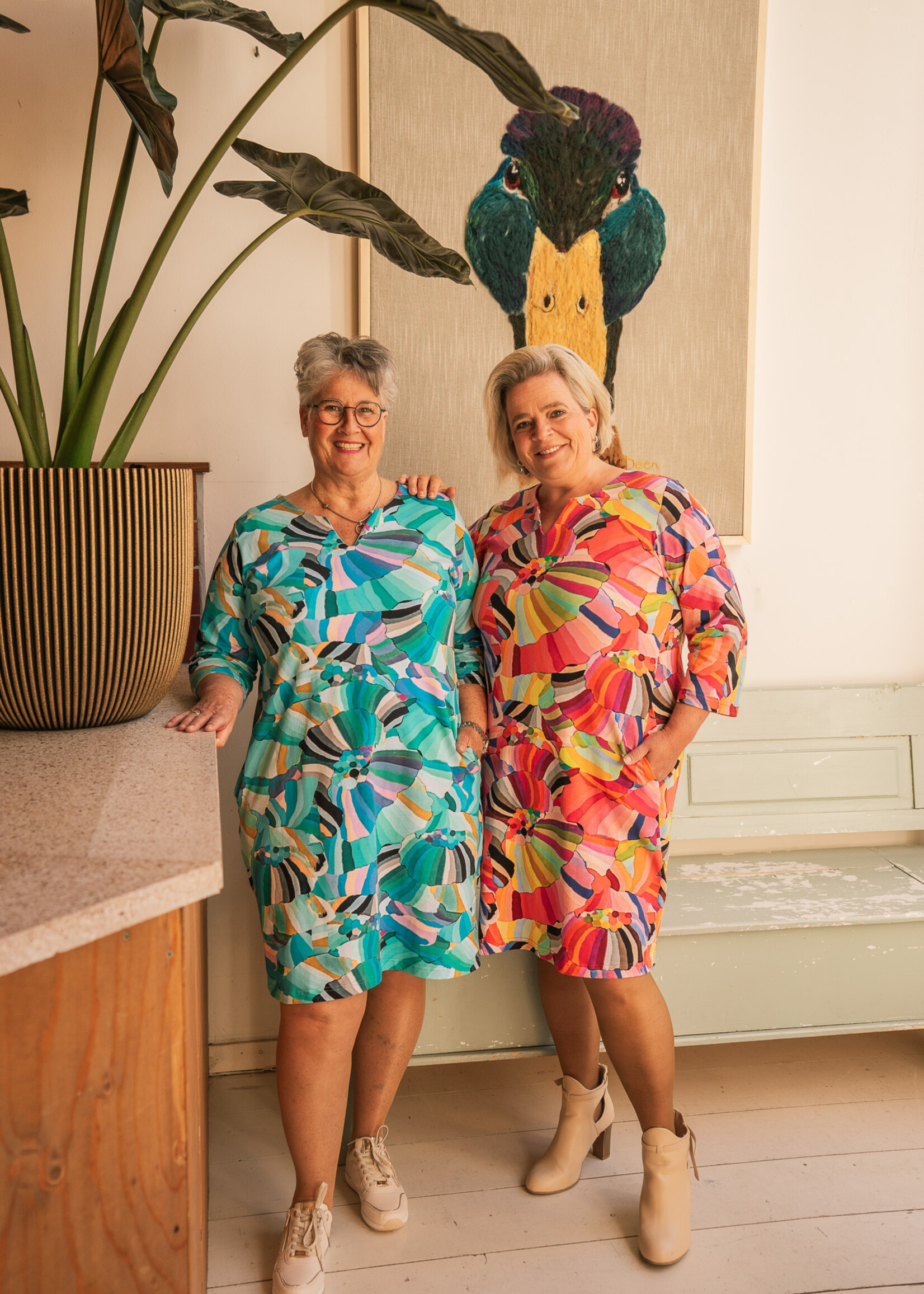 Ophilia Yara Cotton Aqua Party Maat 1