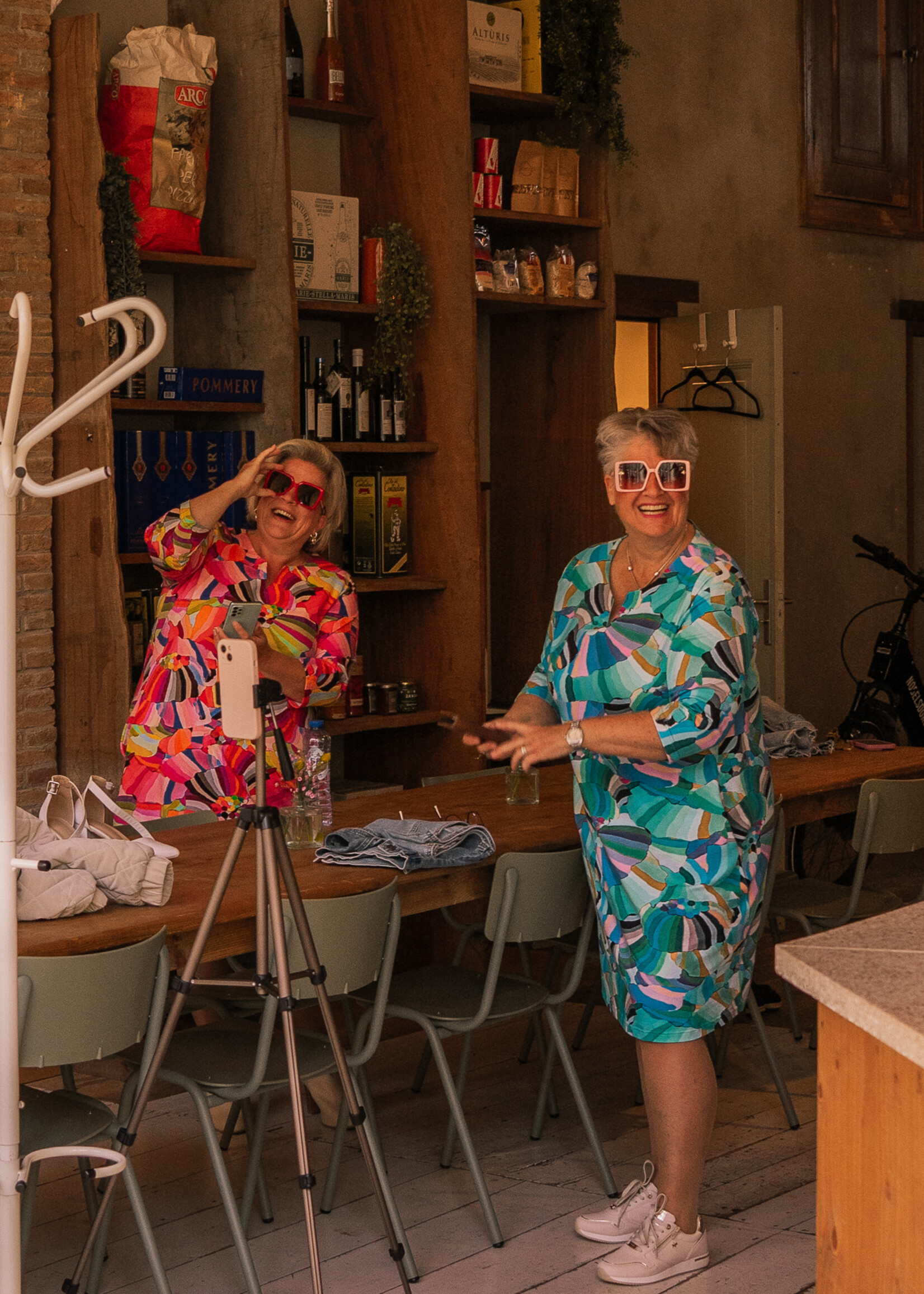 Ophilia Yara Cotton Aqua Party Maat 1