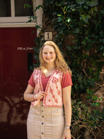 C&S The Label Ardentes Gilet Ballet Pink XL/XXL