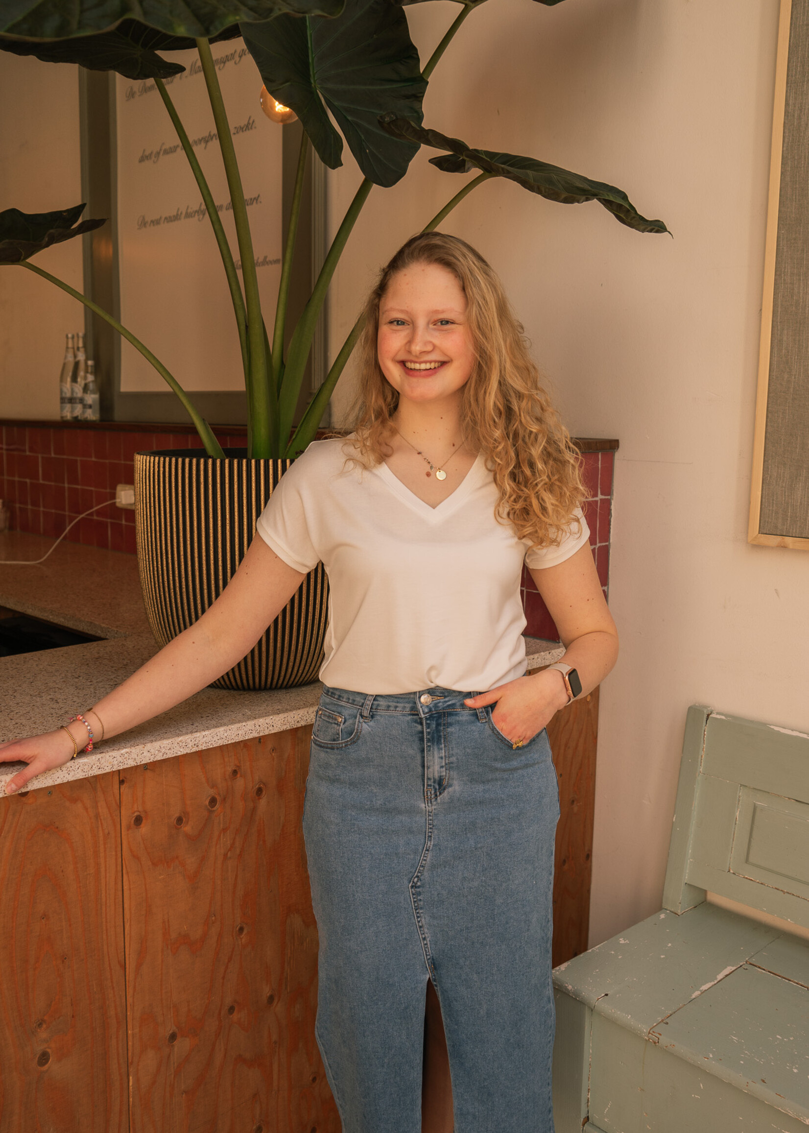 C&S The Label Clementine Top Offwhite