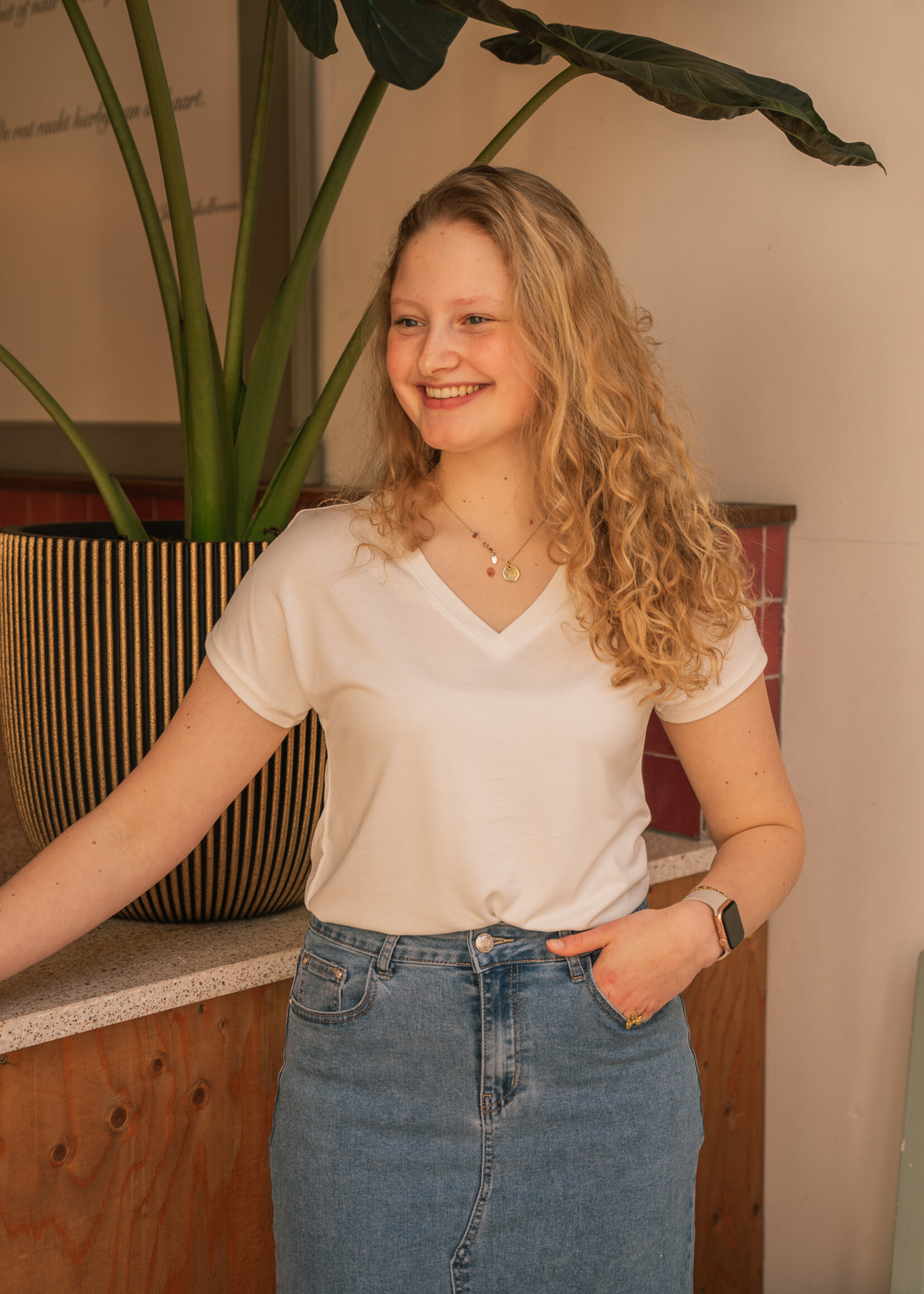 C&S The Label Clementine Top Offwhite