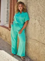 Exxcellent Amada Pants Pool Blue