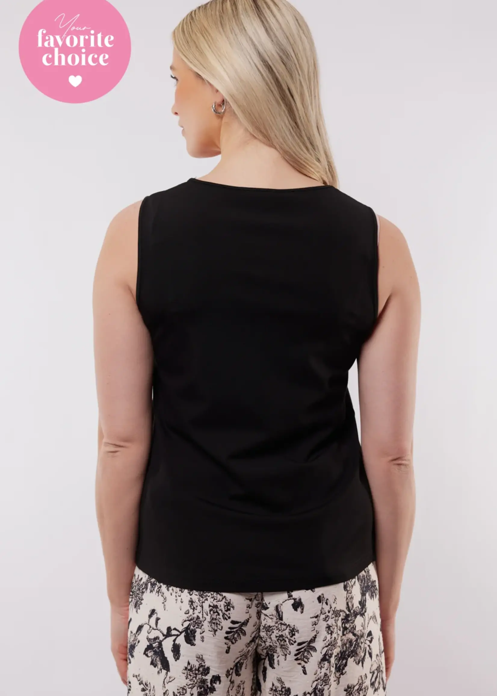 C&S The Label Miami Top Black
