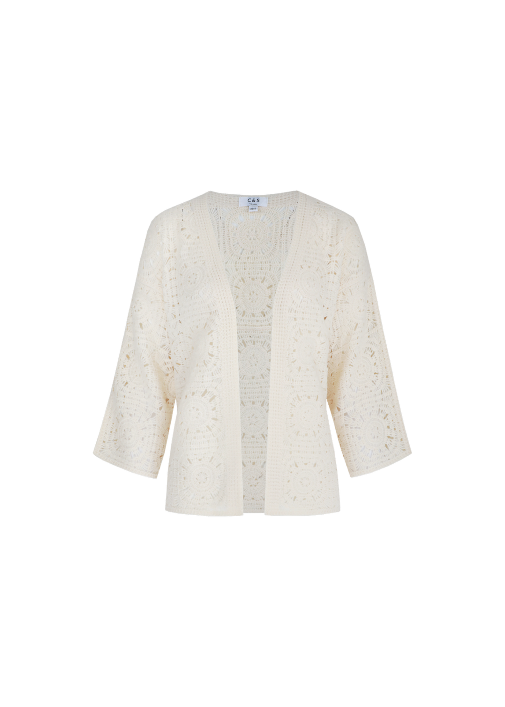 C&S The Label Barza Cardigan Sand