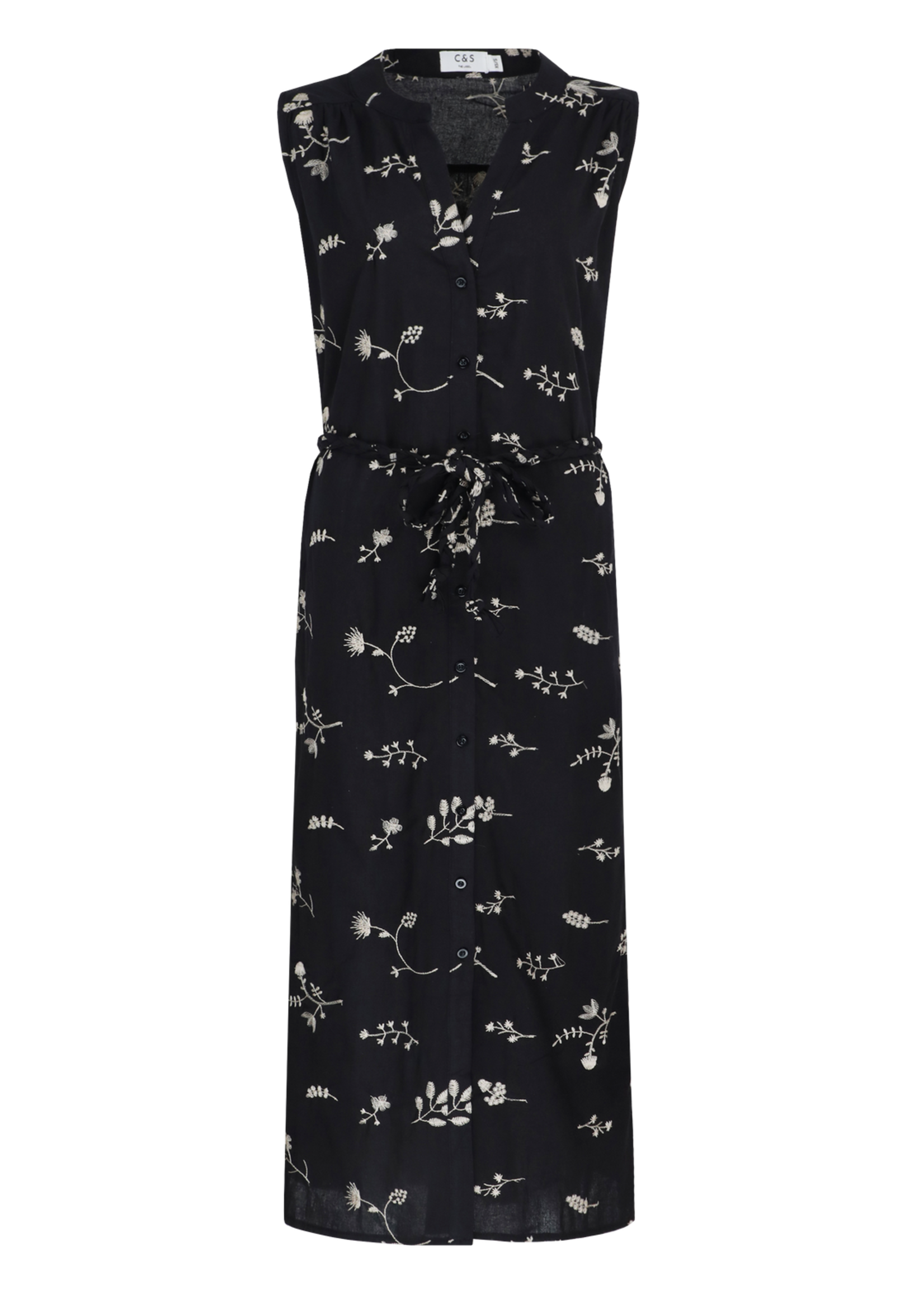 C&S The Label Sorrento Dress Black Maat XS/S