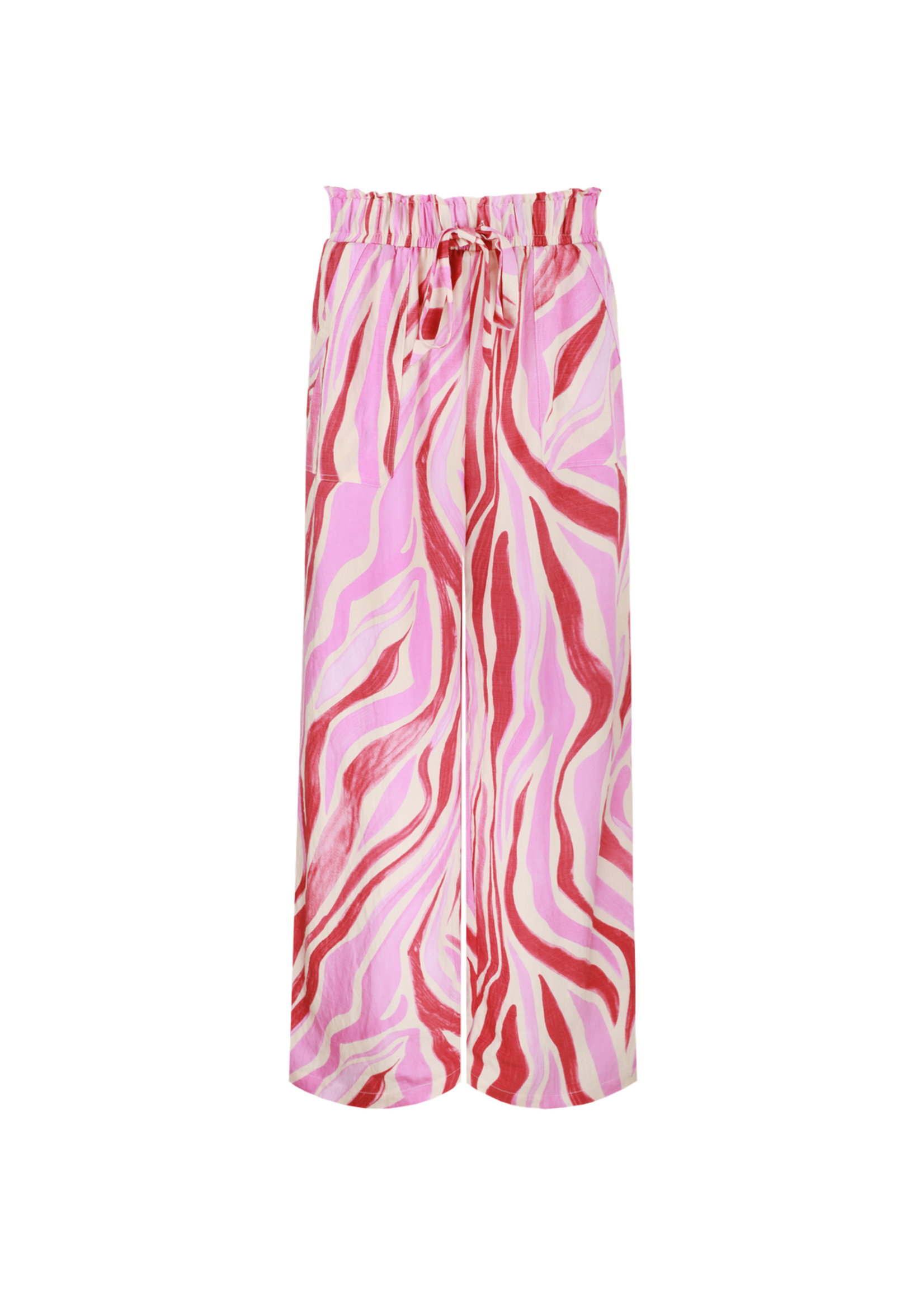 C&S The Label Taurito Pants Offwhite/Super Pink