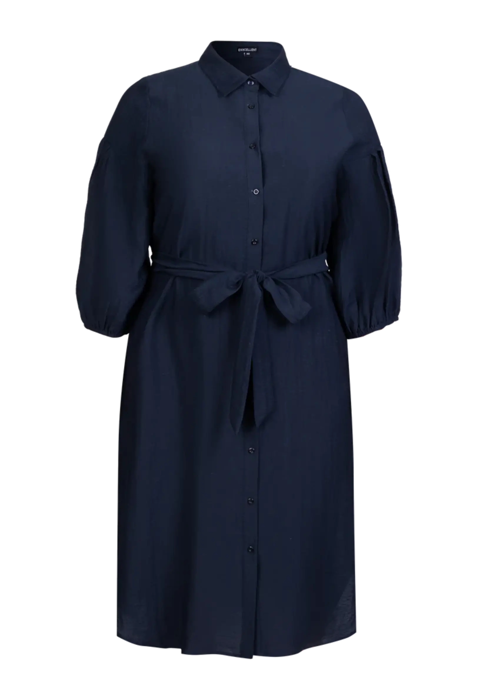 Exxcellent Vicenta Dress Navy Blue