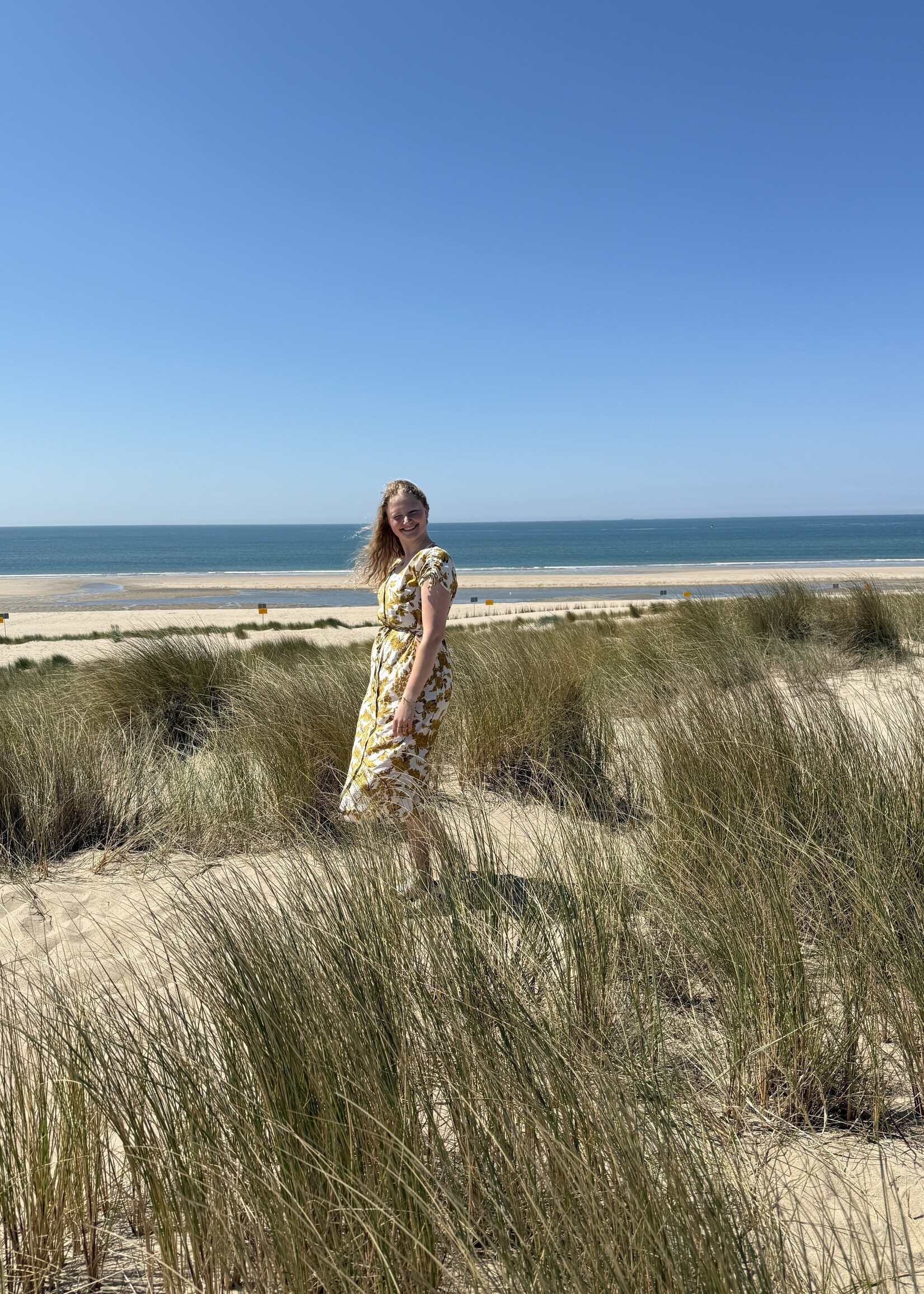 C&S The Label Marsala Dress Sand/Mustard Olive