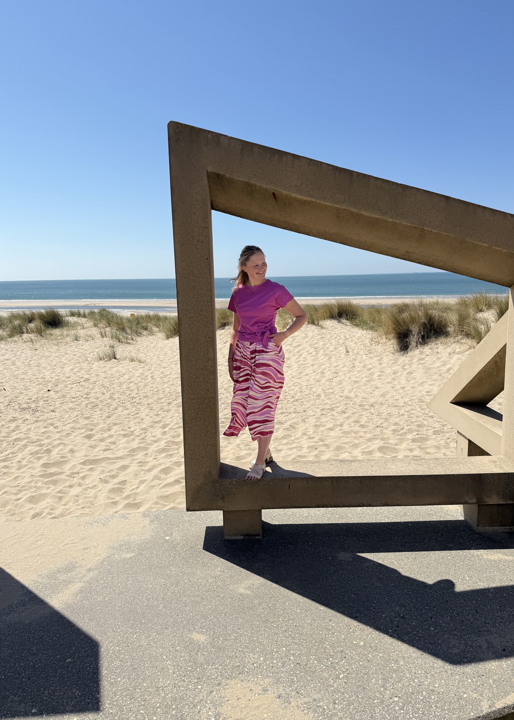 C&S The Label Lugo Top Super Pink Maat S