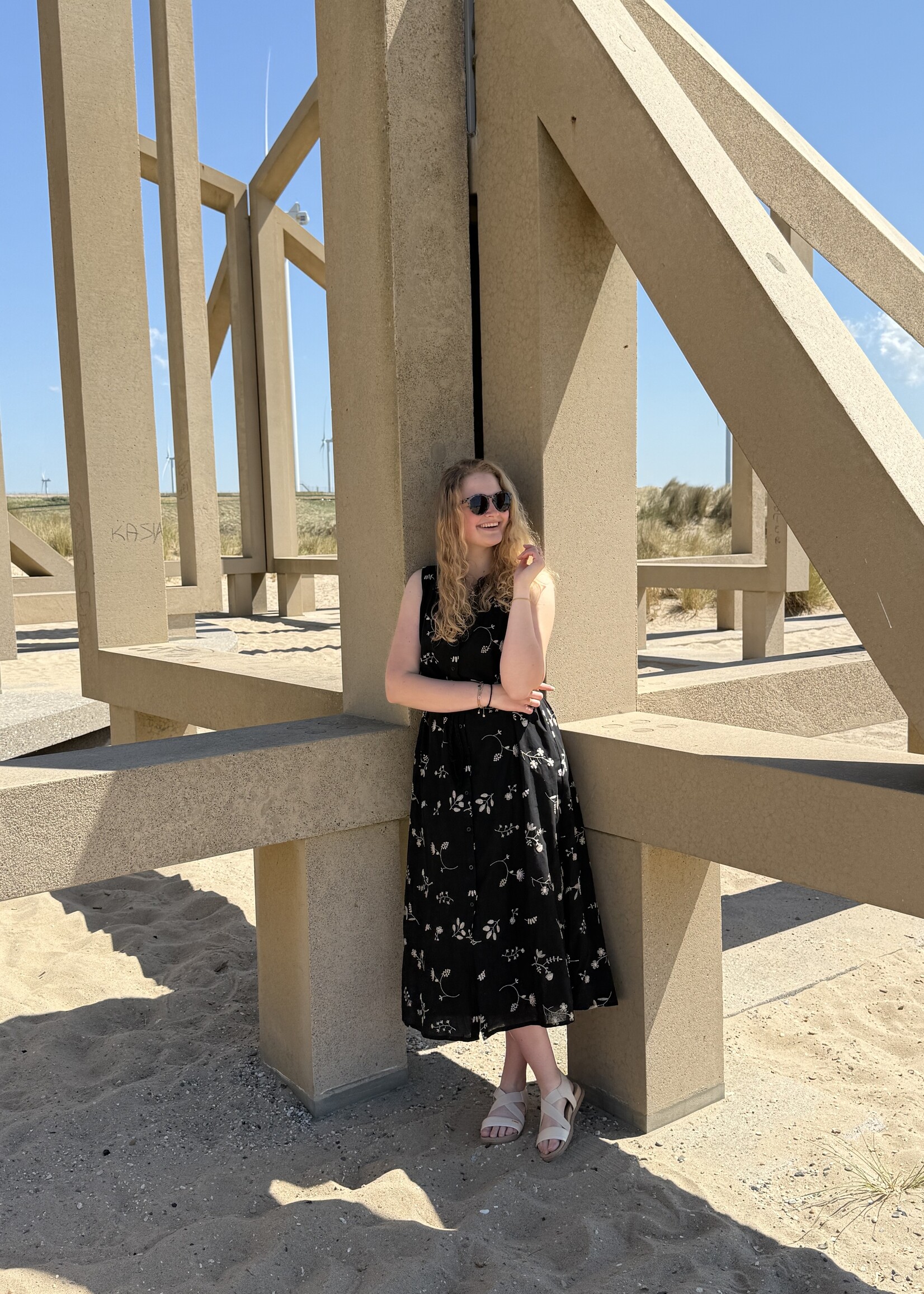 C&S The Label Sorrento Dress Black Maat XS/S