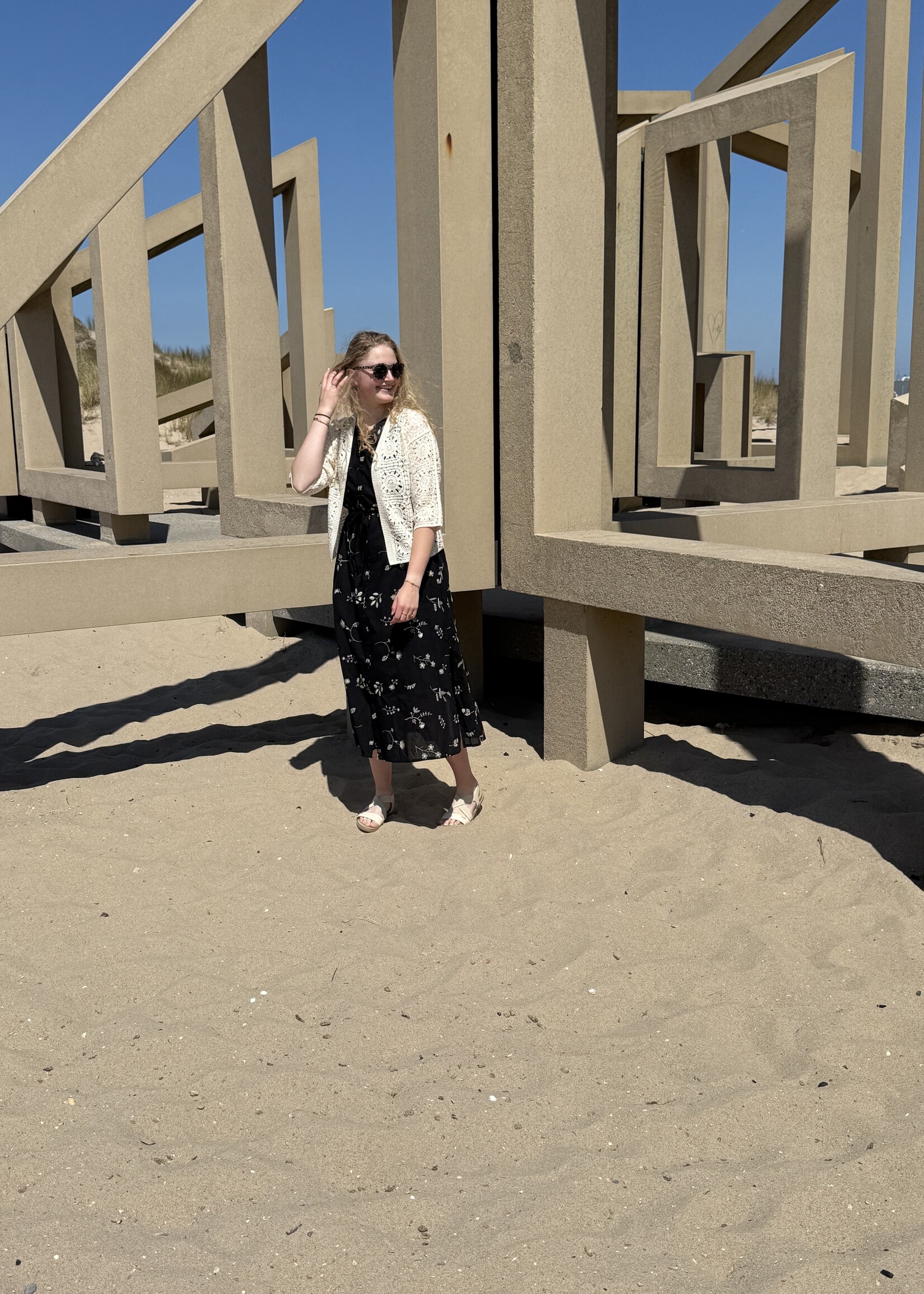 C&S The Label Barza Cardigan Sand
