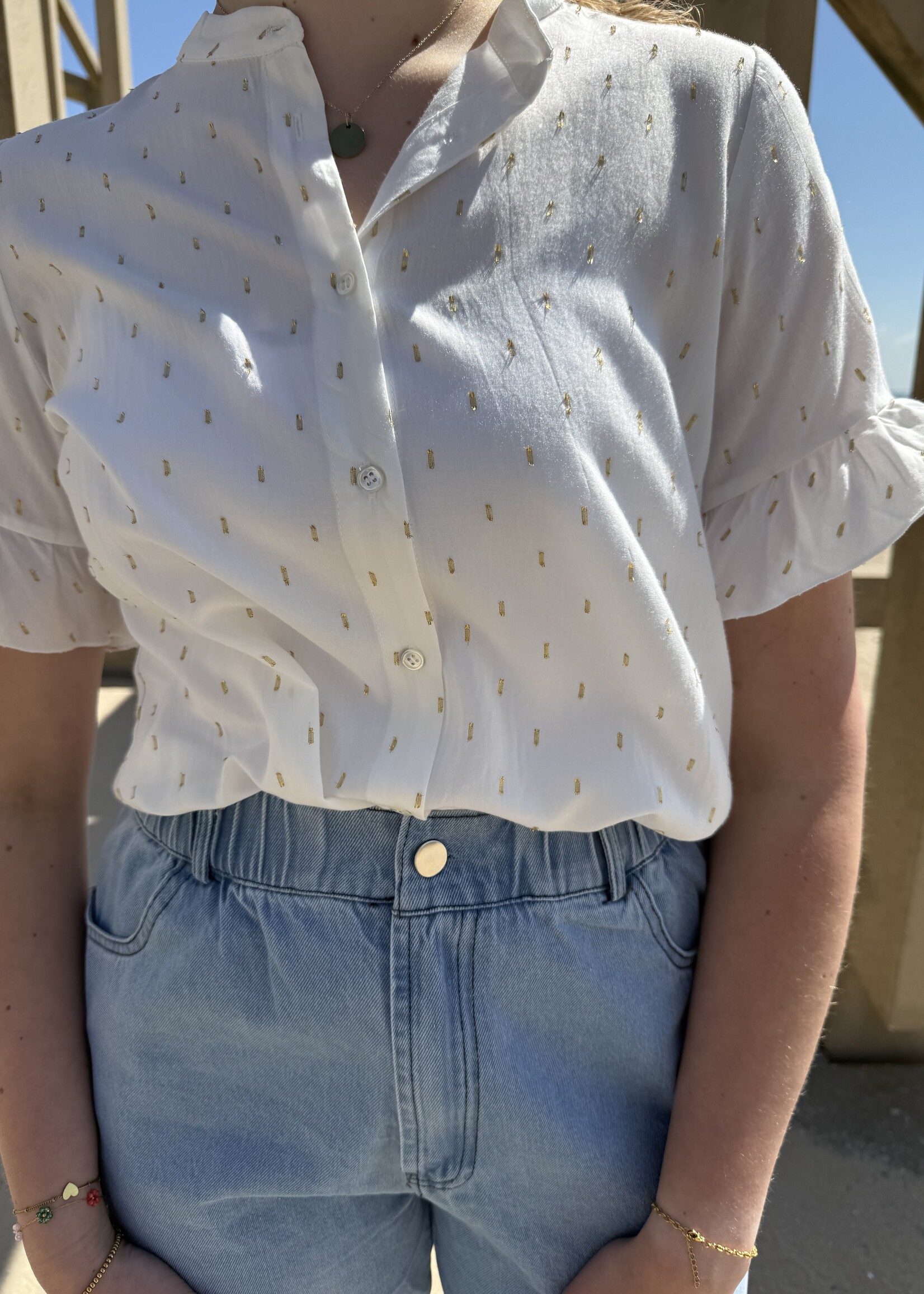 C&S The Label Tavira Top Offwhite