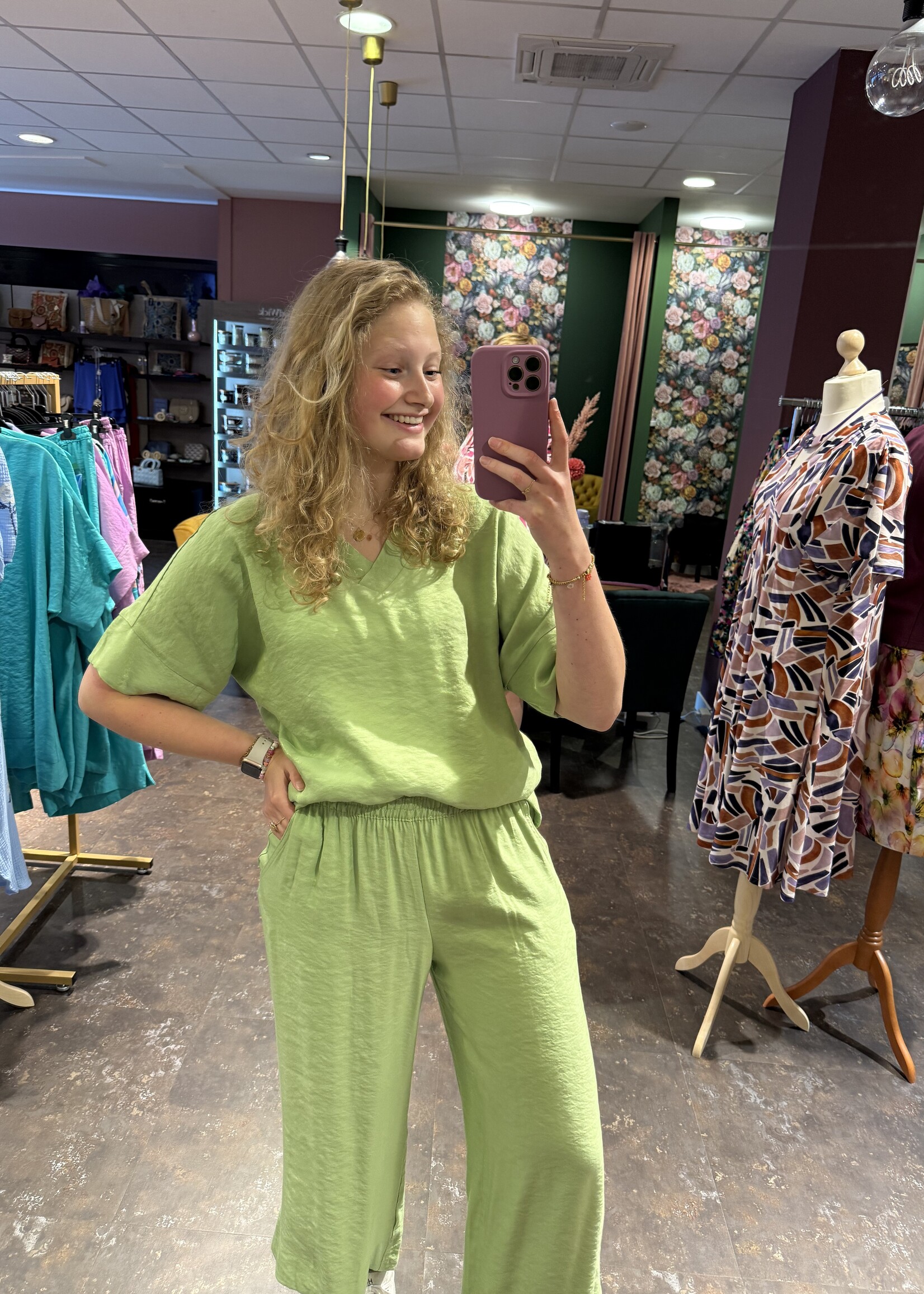 Ophilia Zelda Parelmoer Green