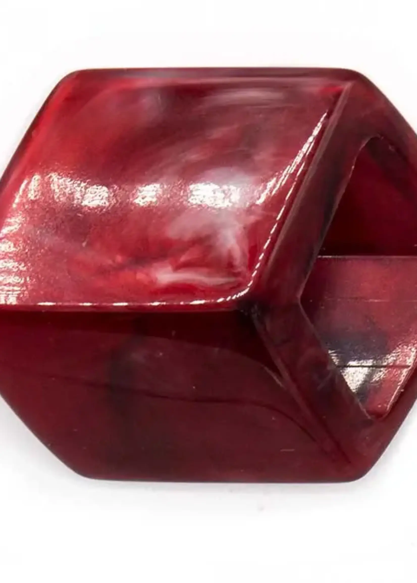 Cubes Cube Carmine rood shiny