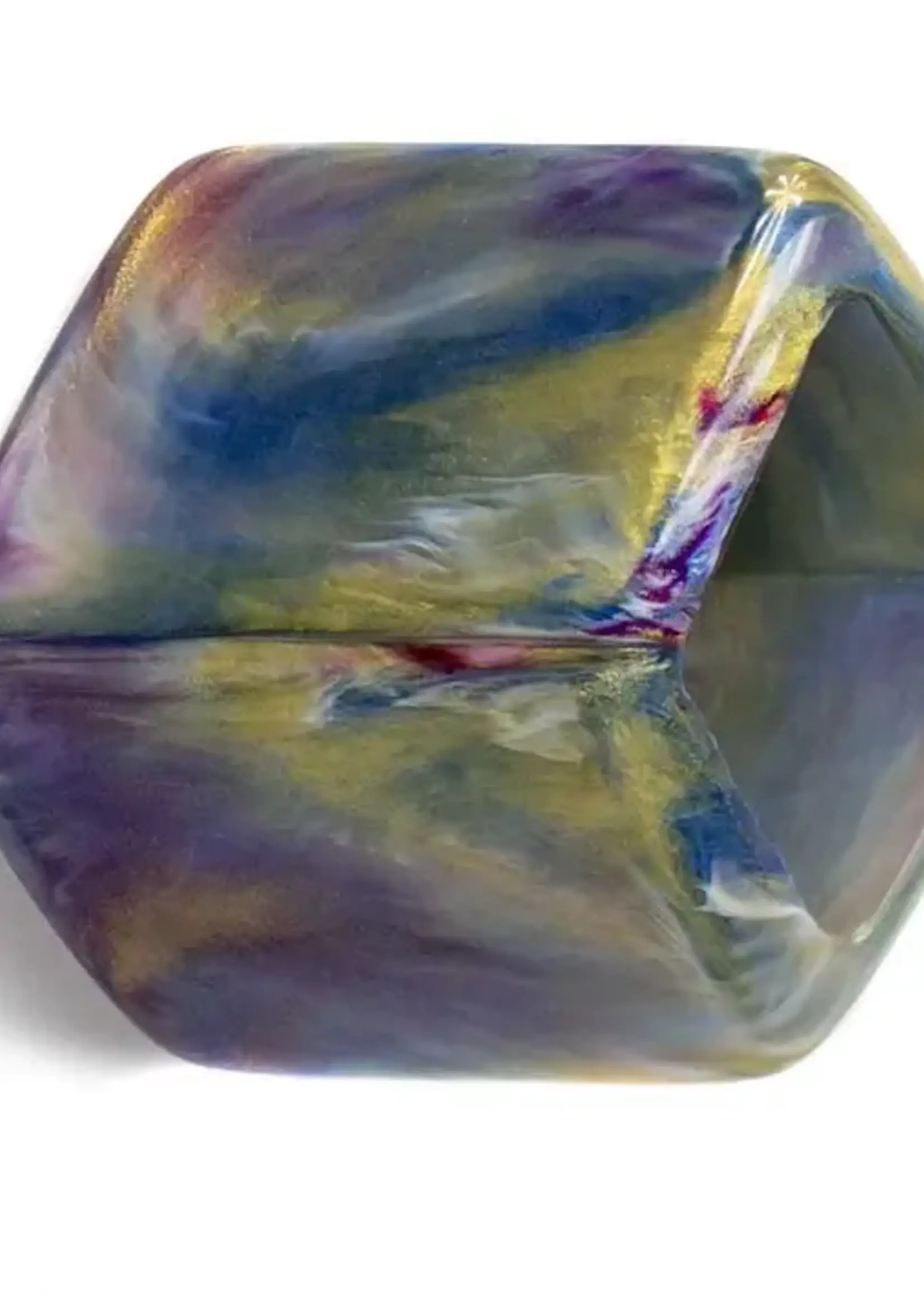 Cubes Cube Marble Purple shiny
