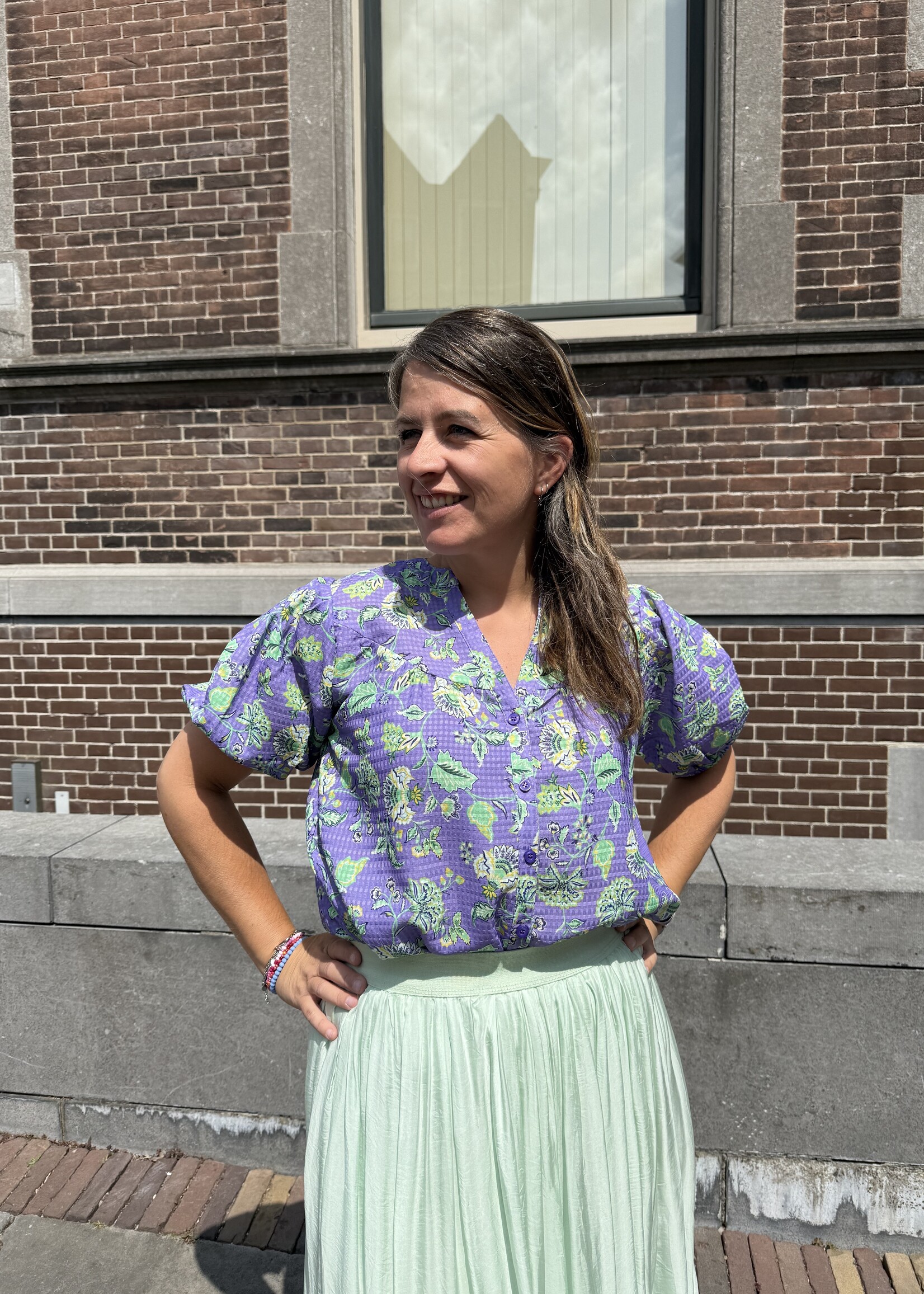 Anna Blouse Paars
