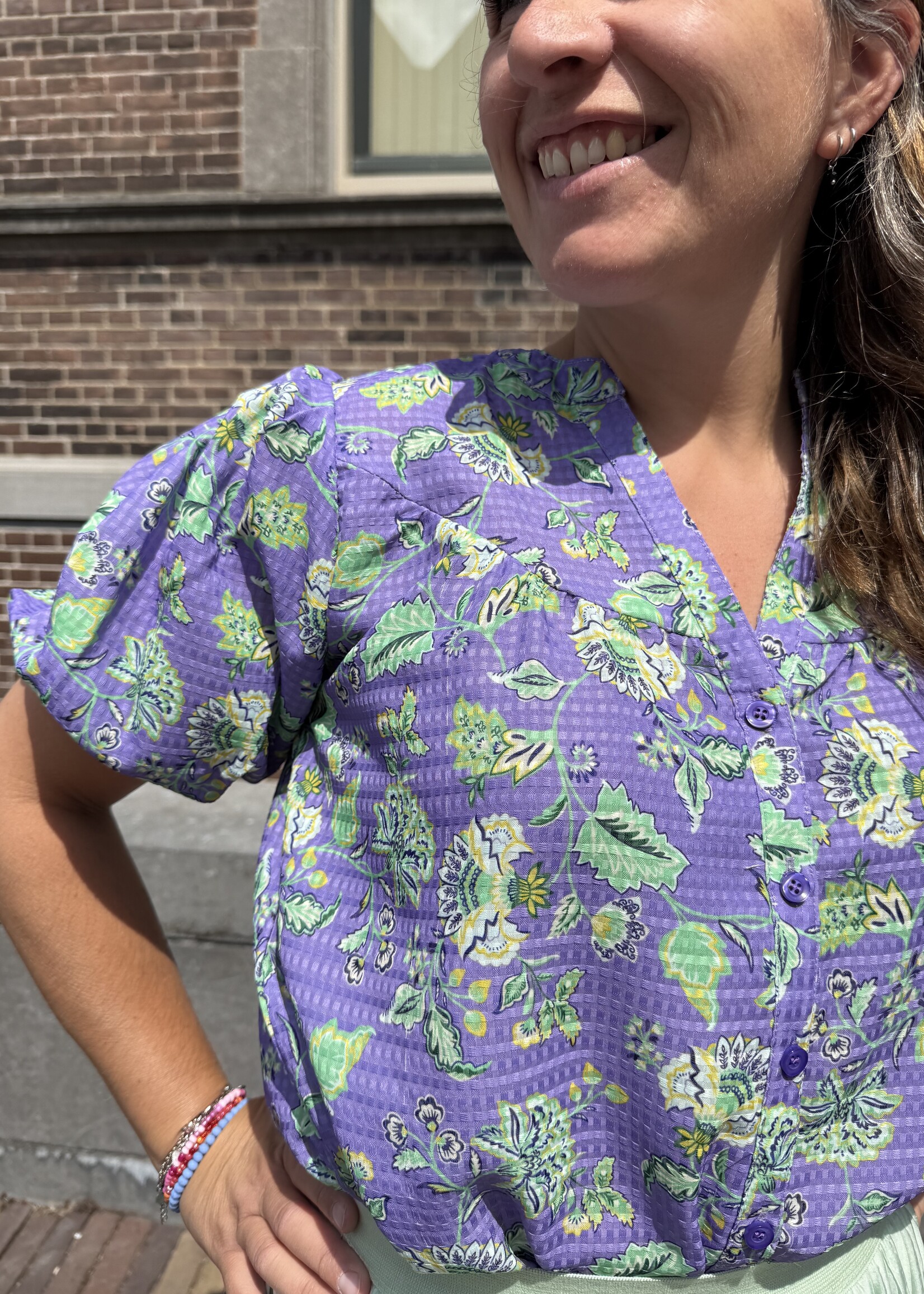 Anna Blouse Paars