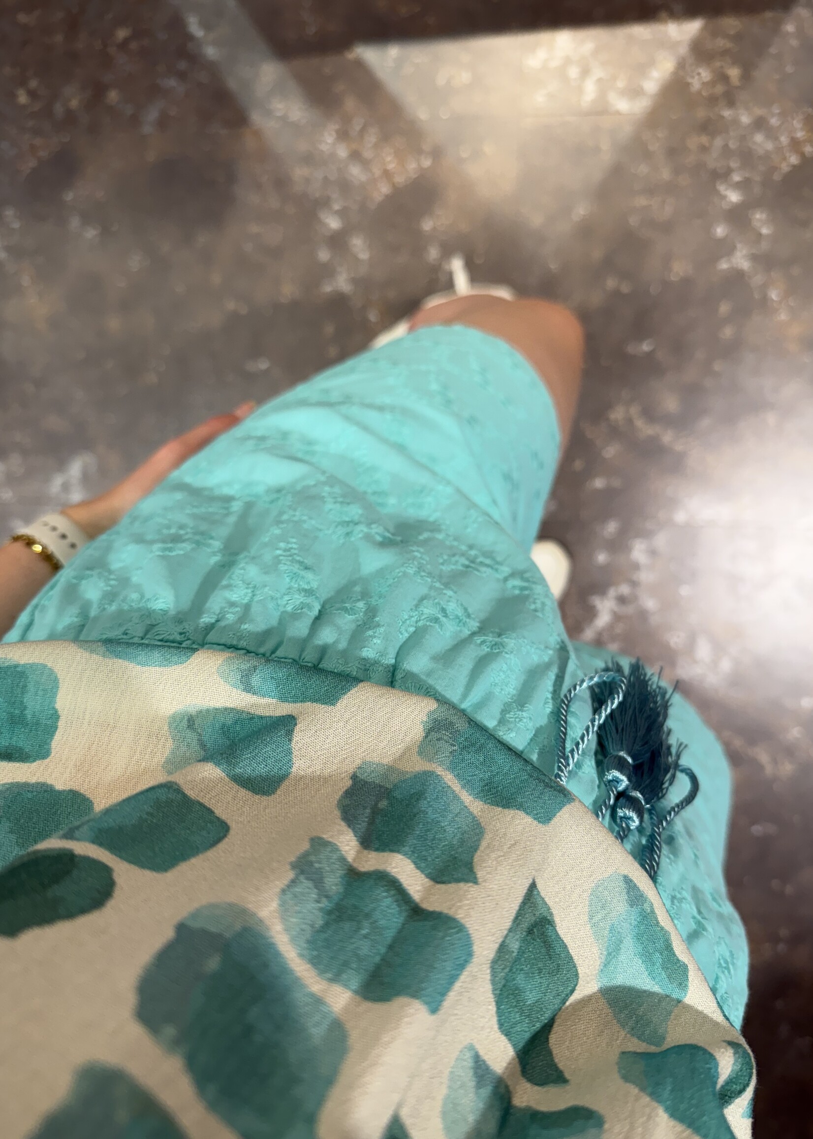 C&S The Label Madrid short Pool Blue