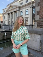 C&S The Label Ibiza Top Sand/Poolgreen Maat S