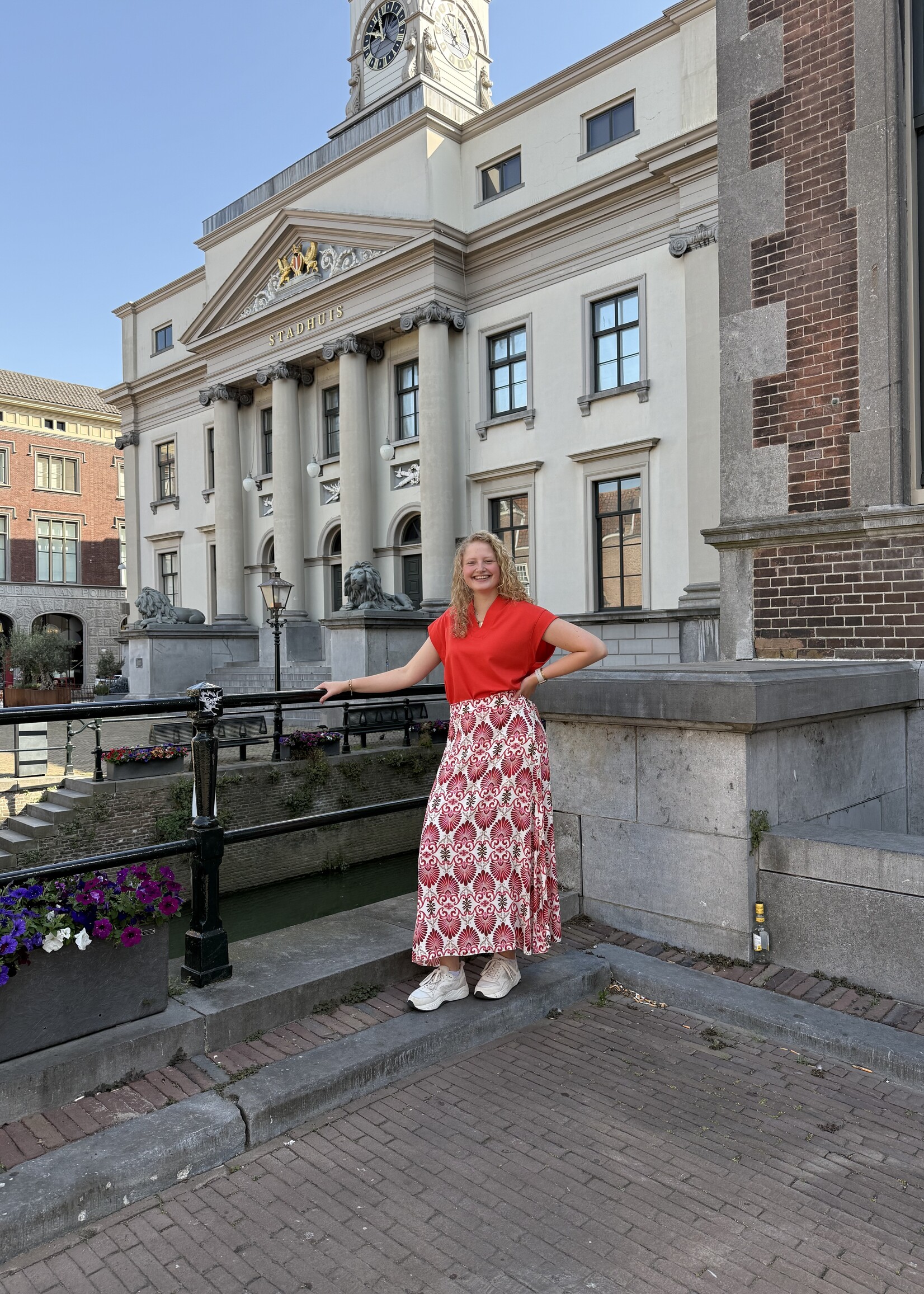 Rok Lizz Red Viscose