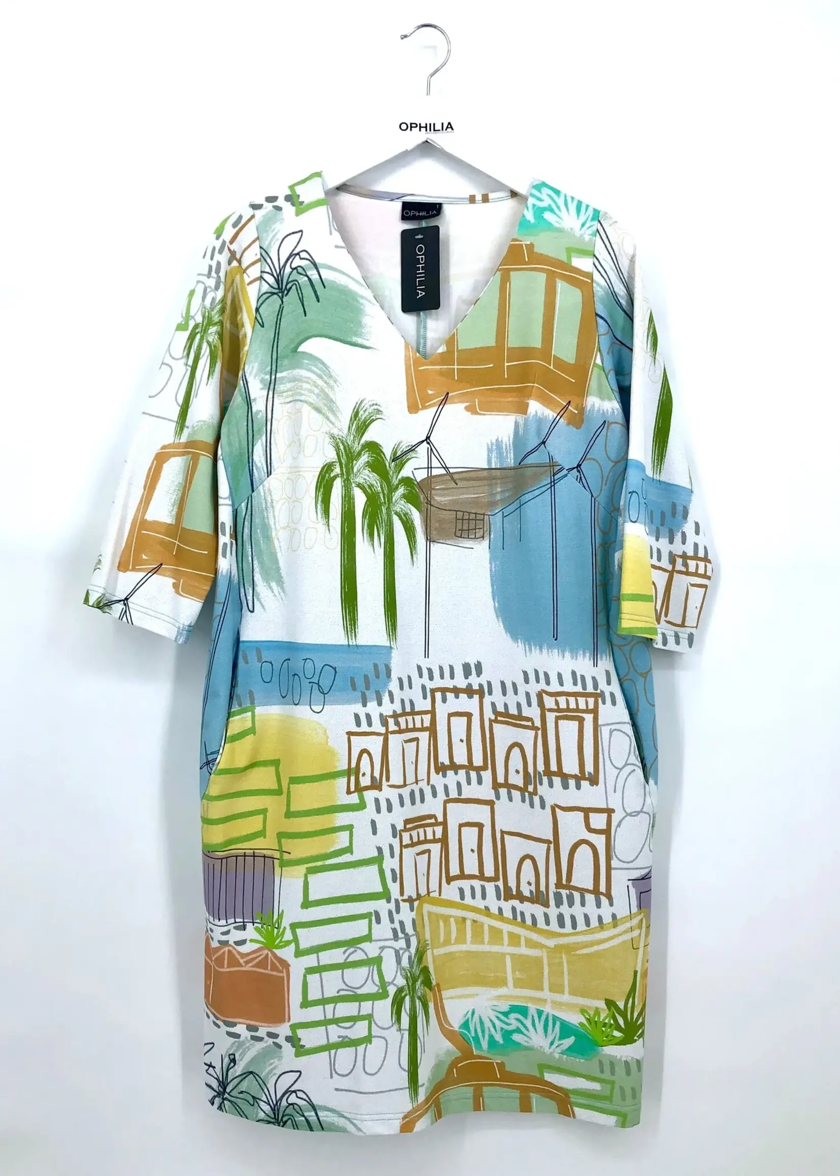 Ophilia Yara Cotton Miami Aqua