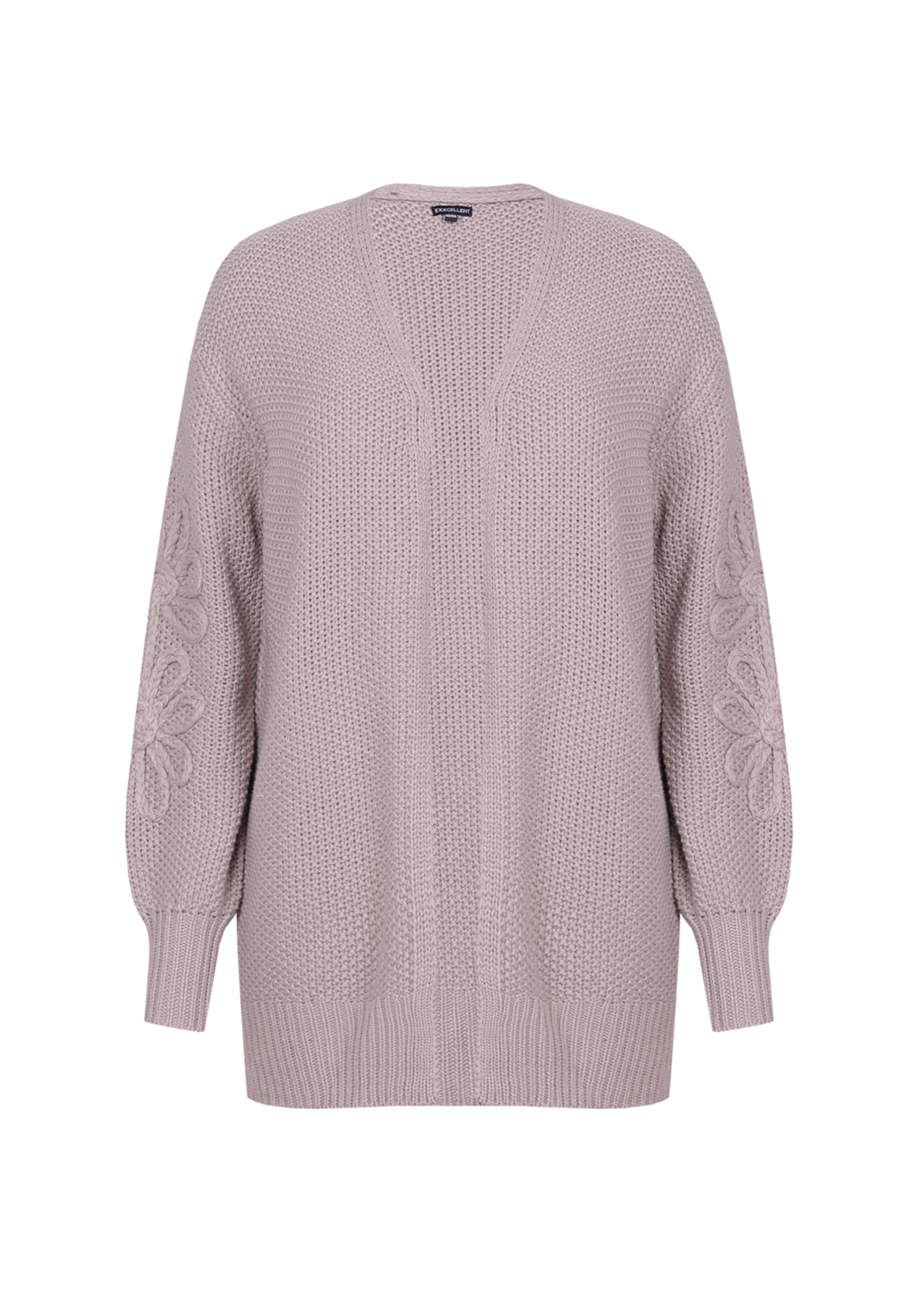 Exxcellent Frances Knit Cardigan Moon Rock