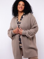 Exxcellent Frances Knit Cardigan Moon Rock