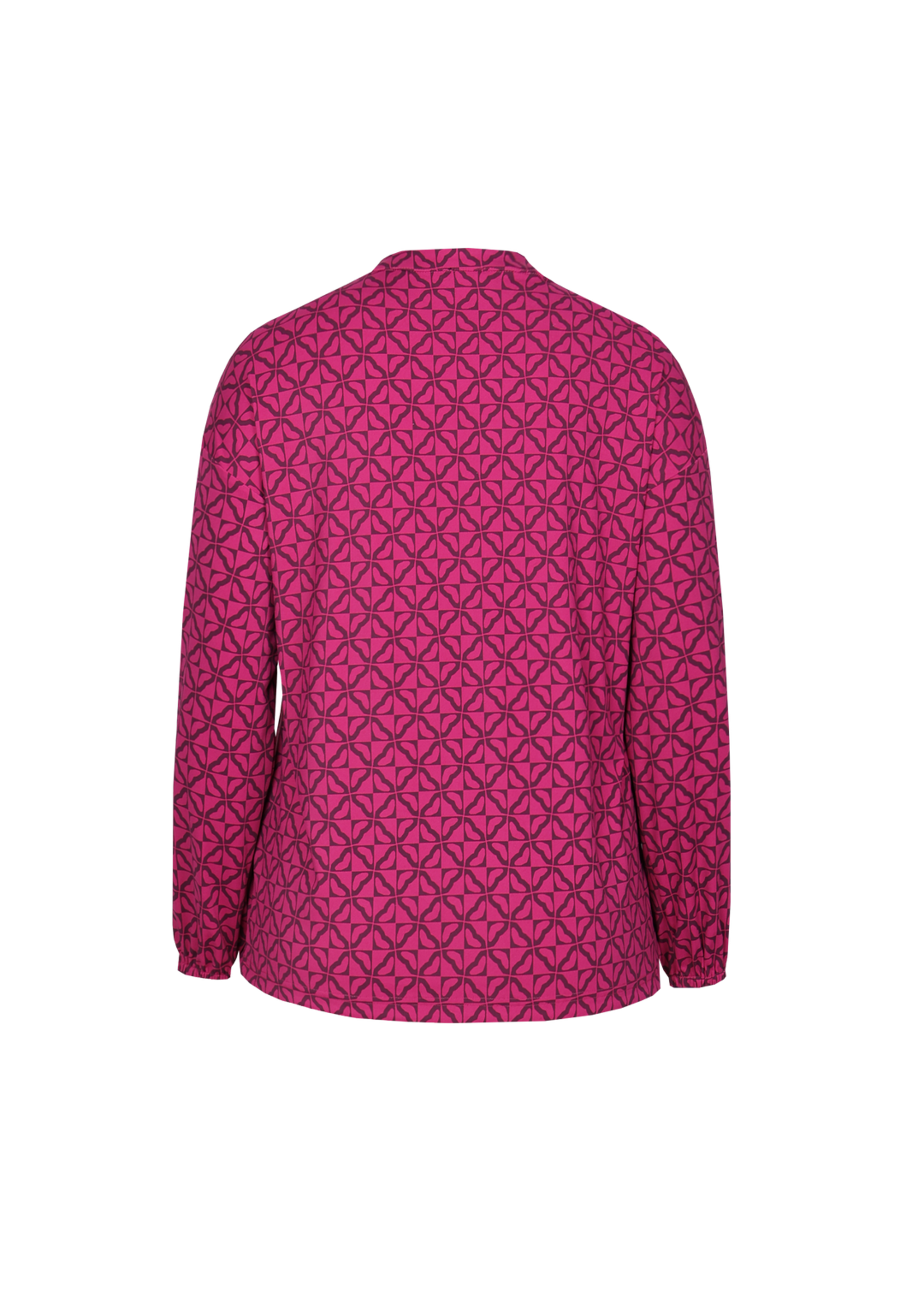 Exxcellent Tori Blouse Raspberry / Mauve Wine