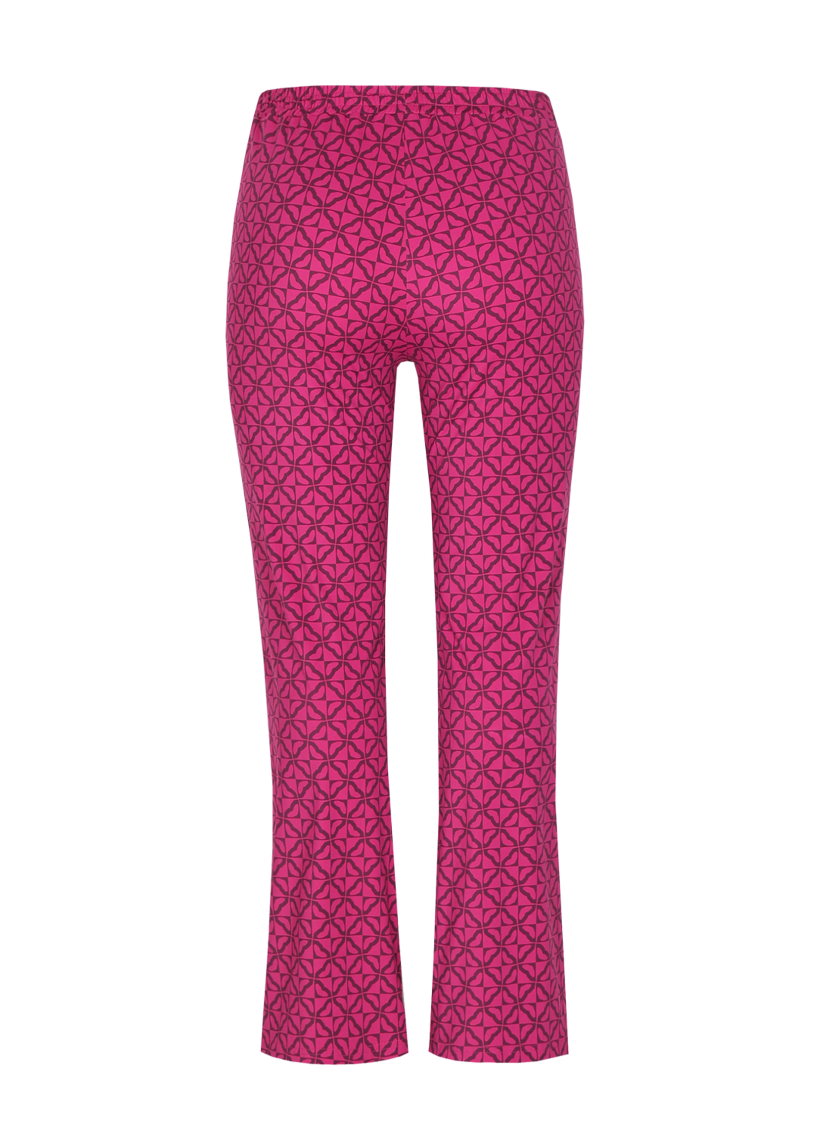 Exxcellent Trisha Pants Raspberry / Mauve Wine