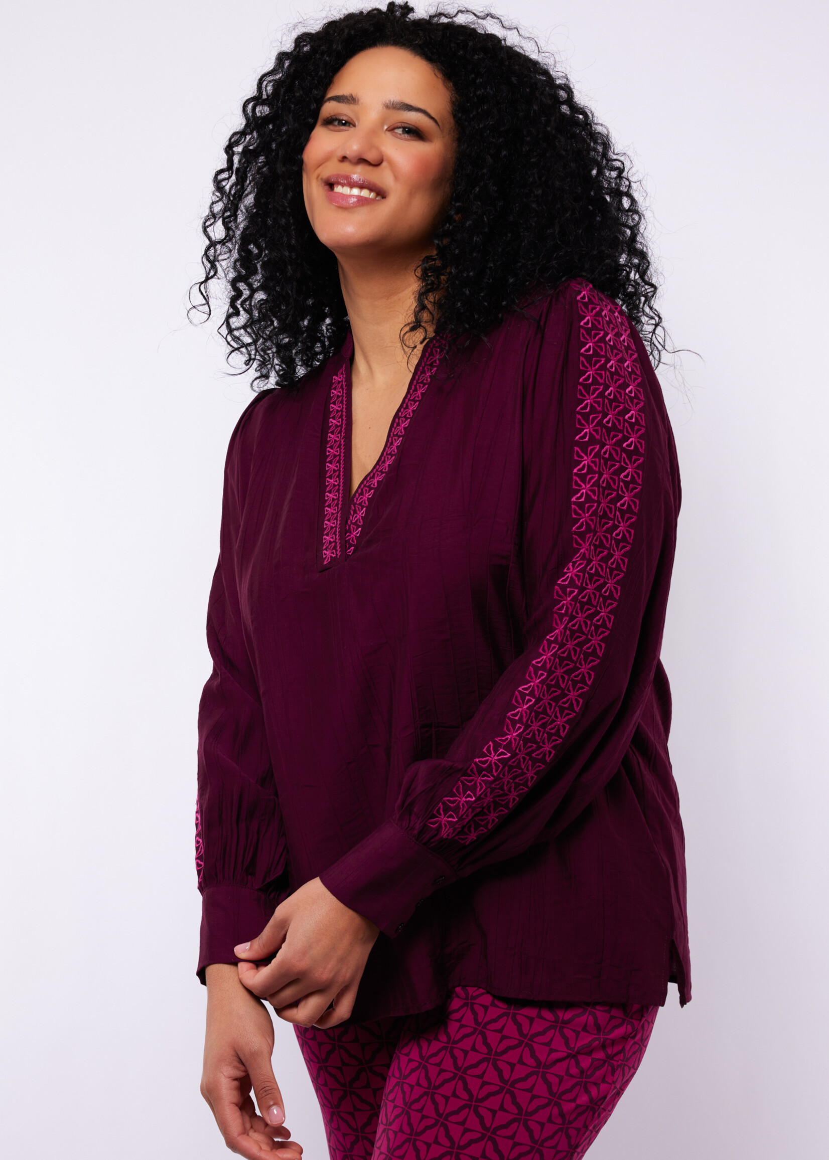 Exxcellent Tinsley Top Mauve Wine