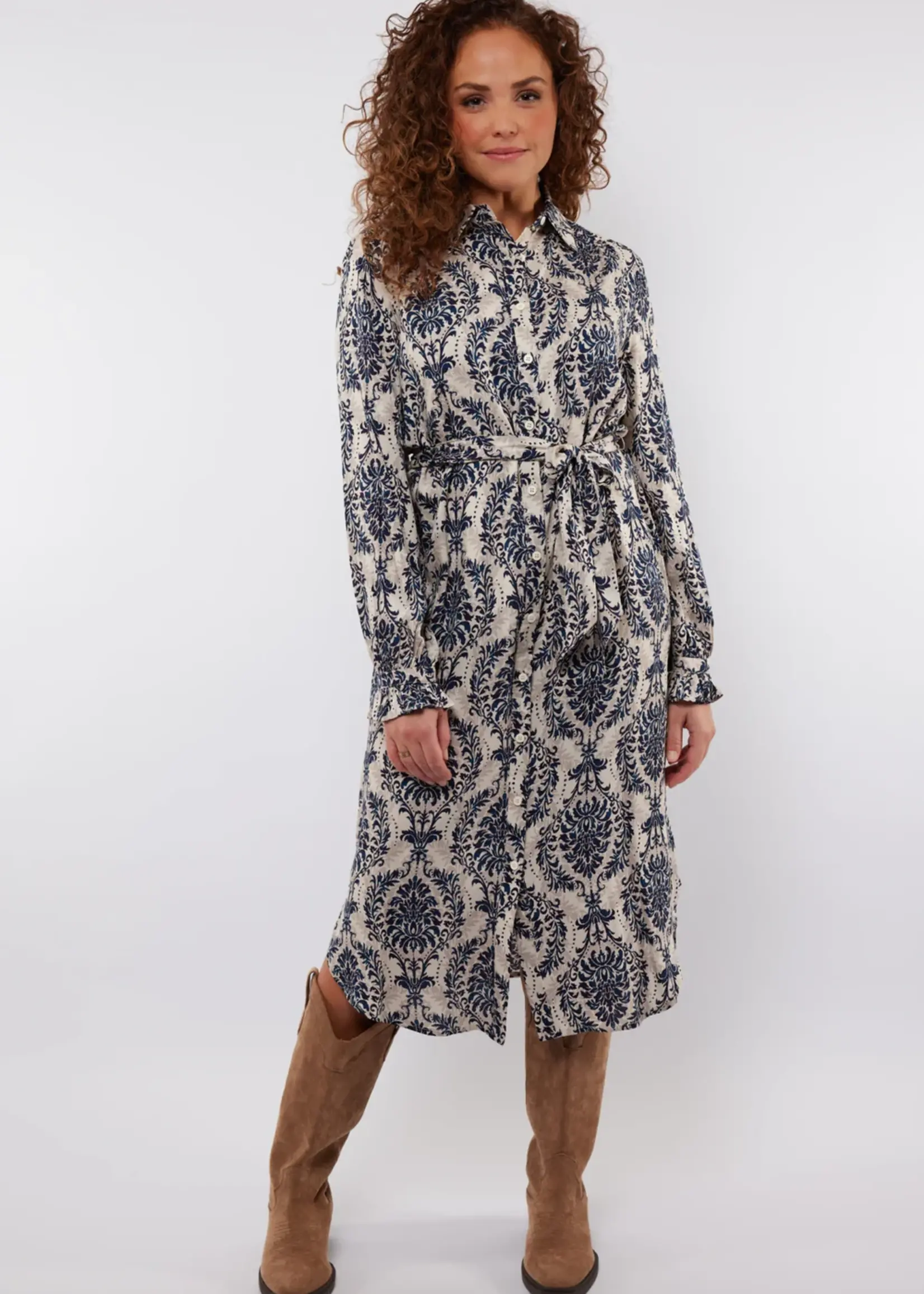 Valor Dress Navy Blue/Offwhite Maat L