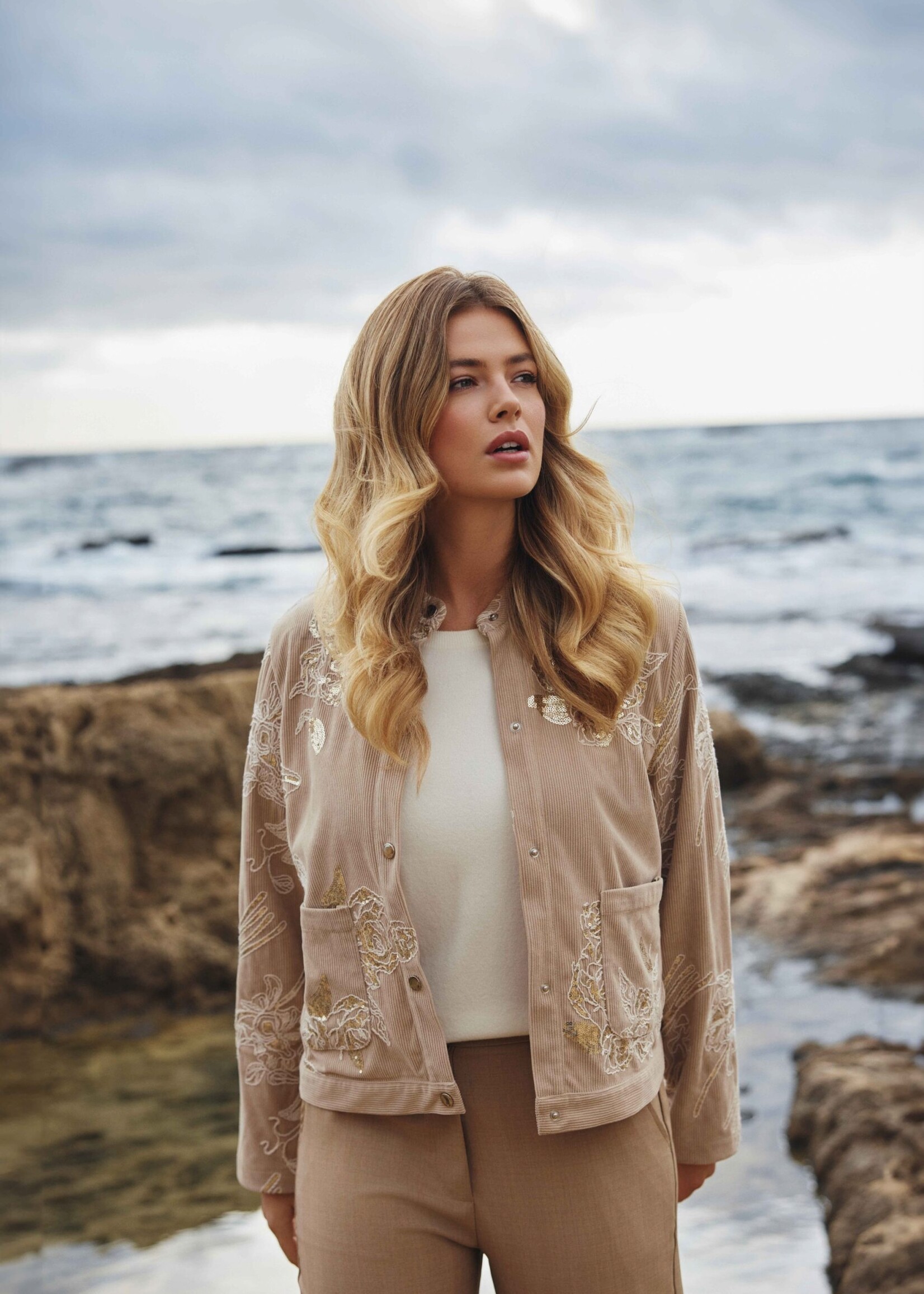 C&S The Label Inge Jacket Sand/Sand