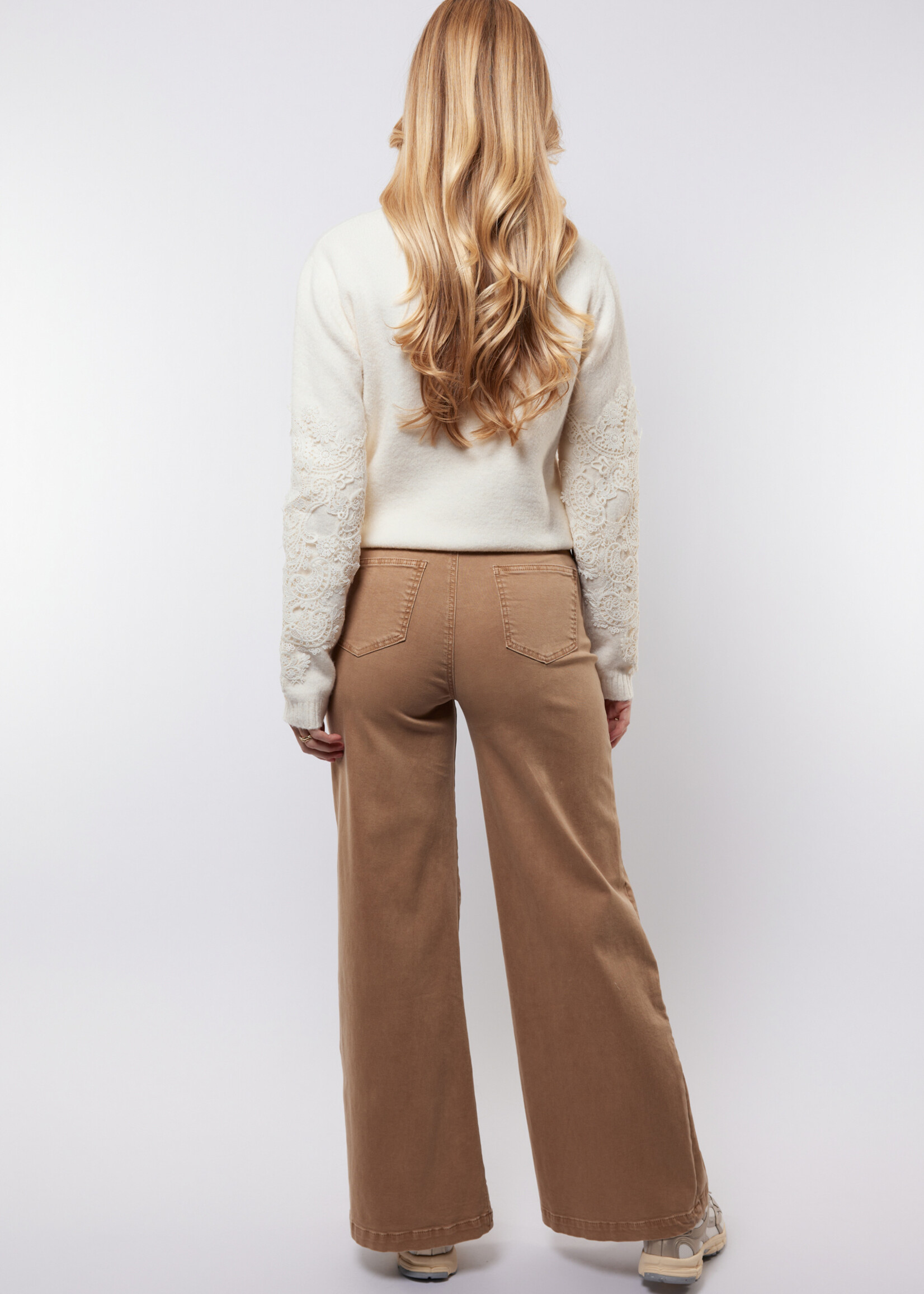 C&S The Label Nicole Pants Light Camel Maat XS
