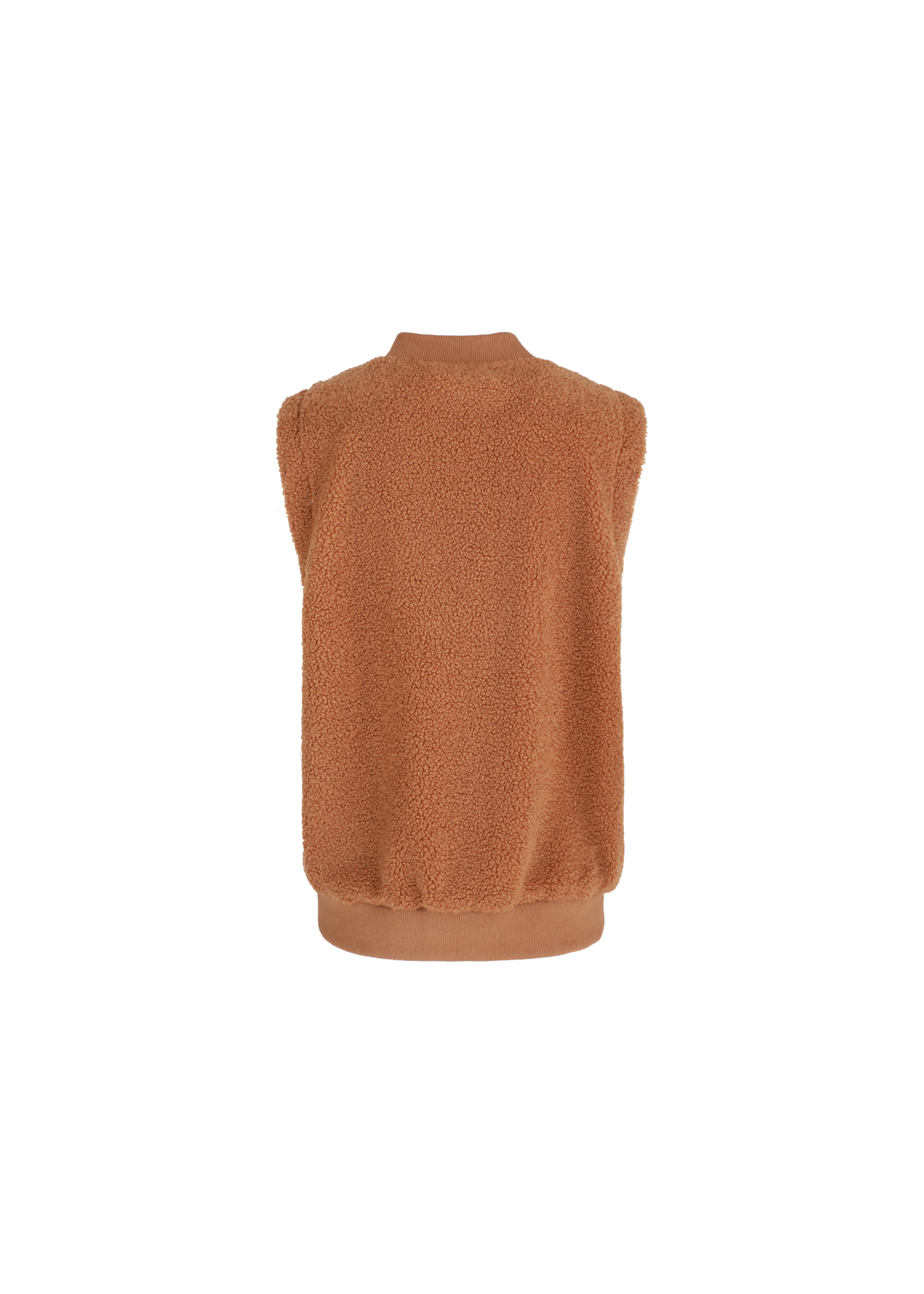 C&S The Label Giselle Gilet Cognac Maat L
