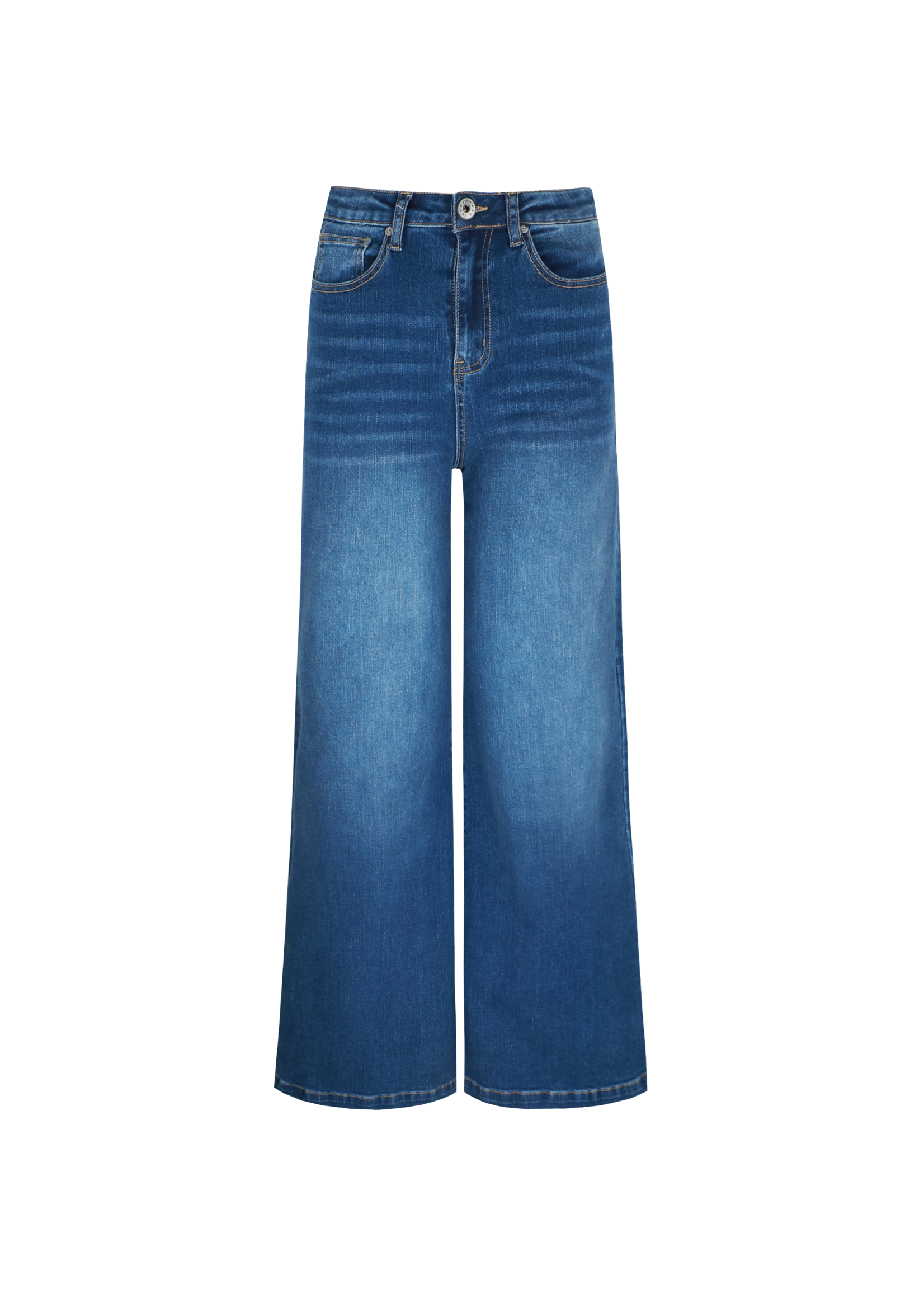 C&S The Label Nicole Pants Denim Dark Blue