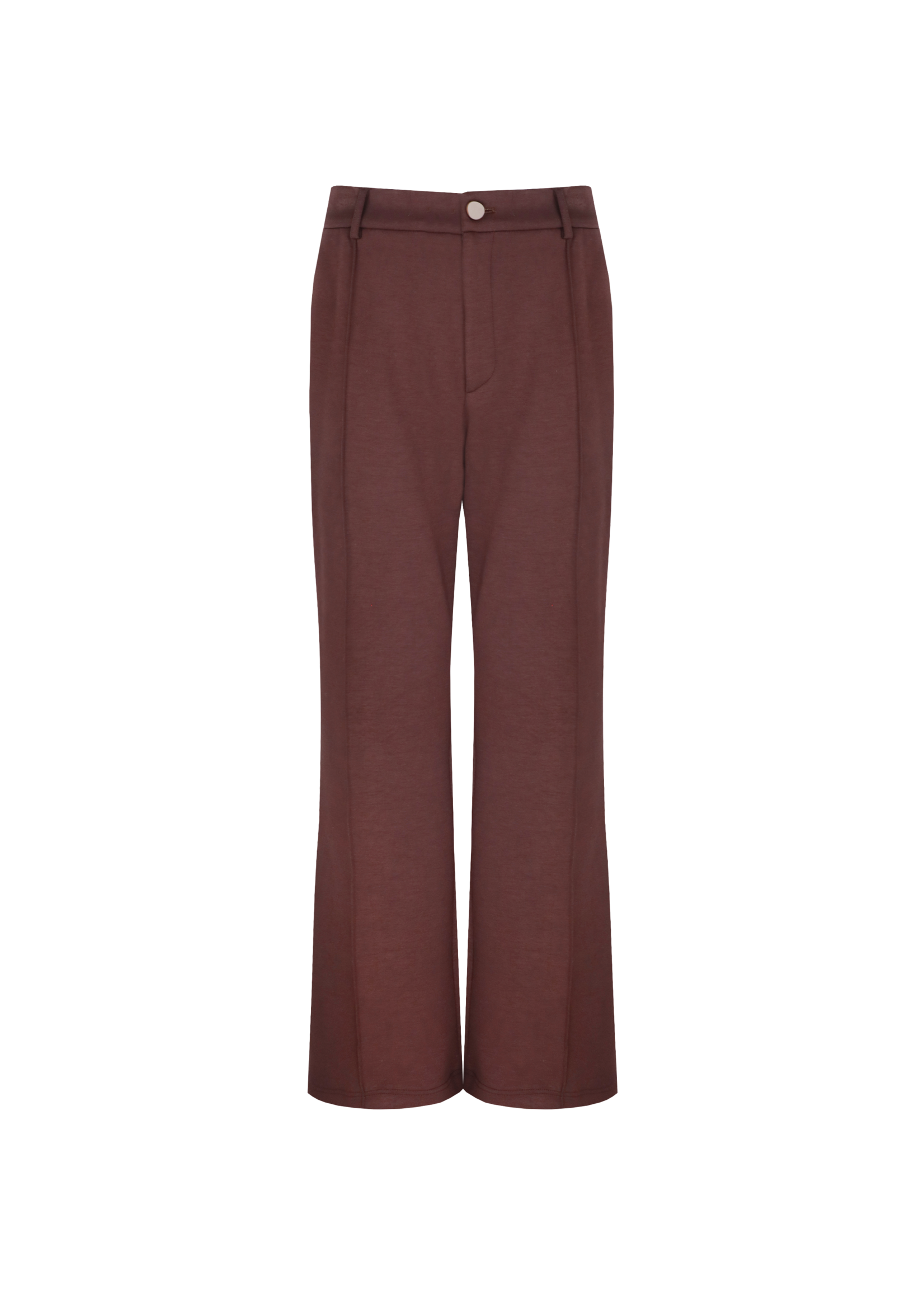 C&S The Label Petra Pants Dark Brown Maat M