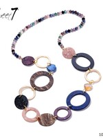Sweet7 Ketting lang Gea multicolor