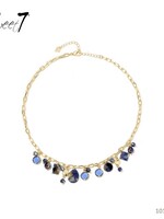 Sweet7 Ketting Gretha blauw