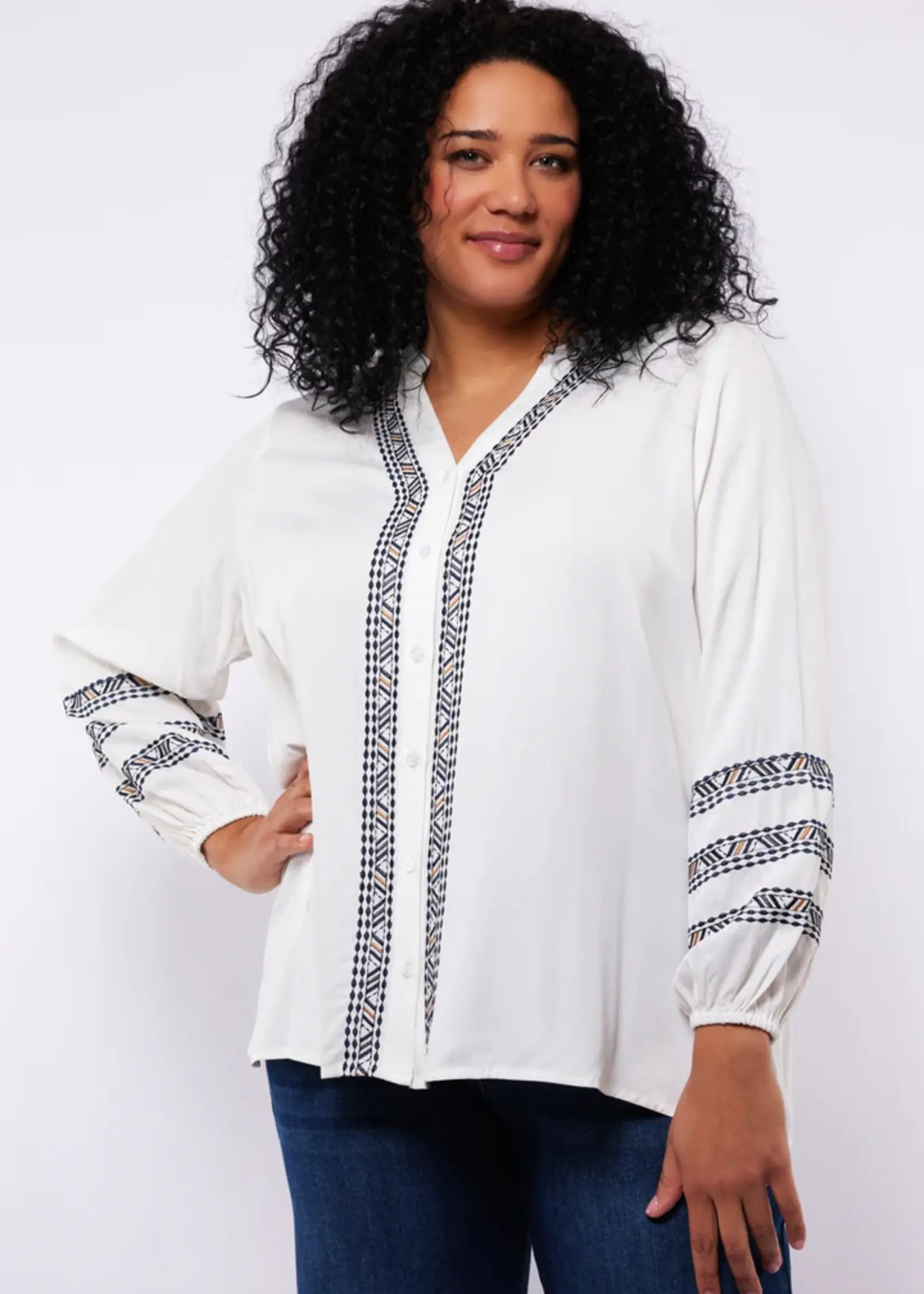 Exxcellent Kallie Blouse Offwhite