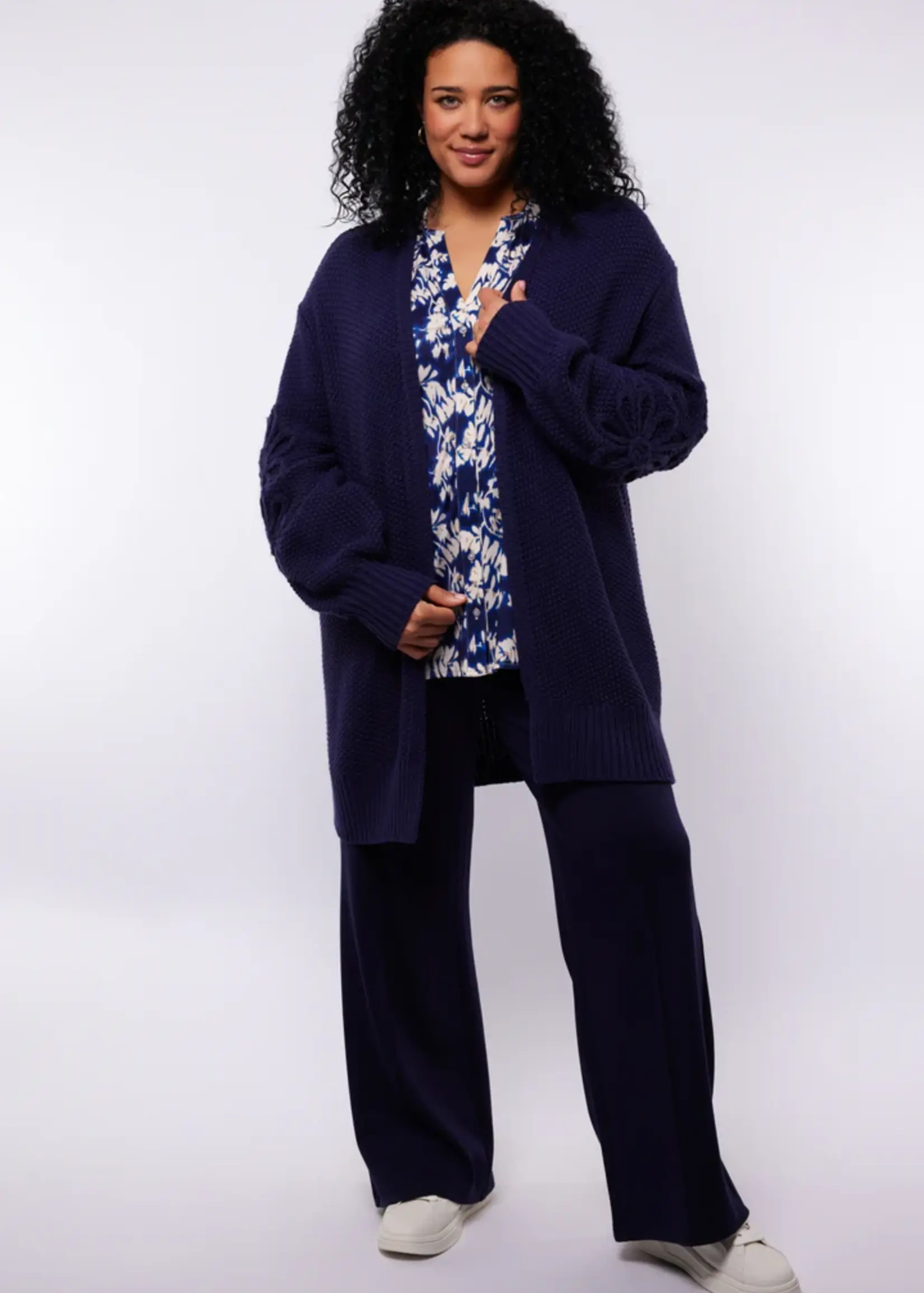 Exxcellent Frances Knit Cardigan Eclipse