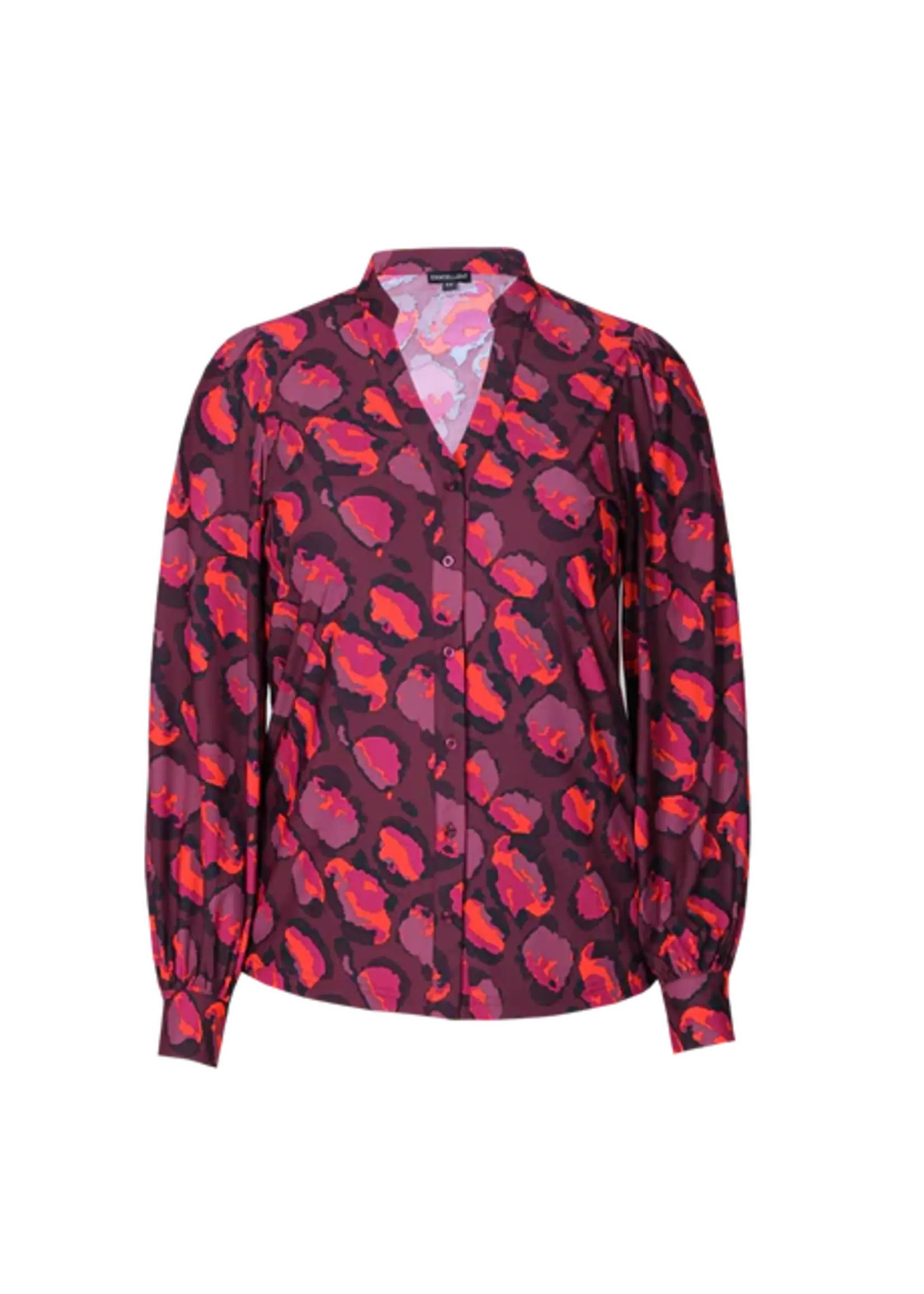 Exxcellent Skye Blouse Mauve Wine/Poppy