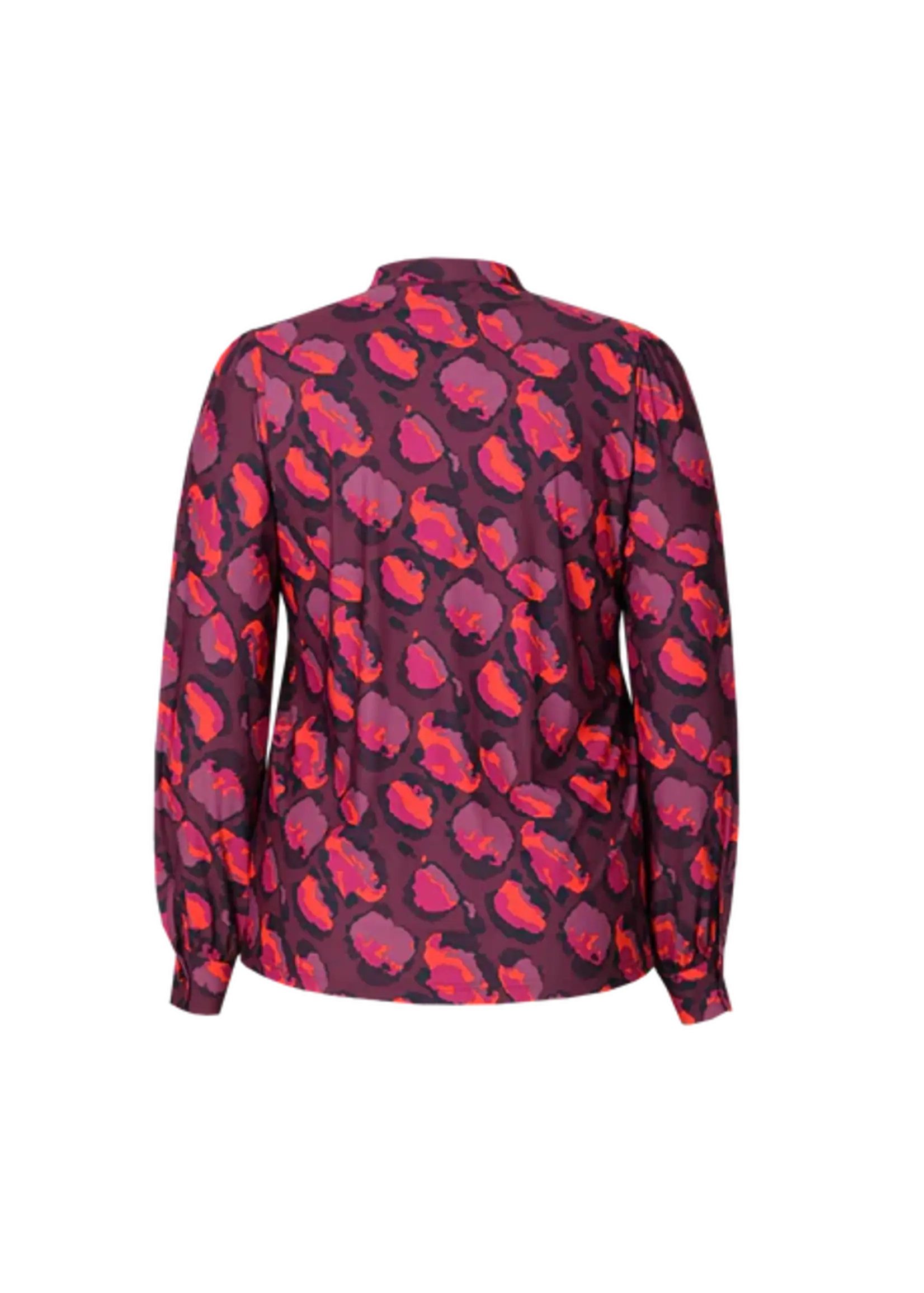 Exxcellent Skye Blouse Mauve Wine/Poppy