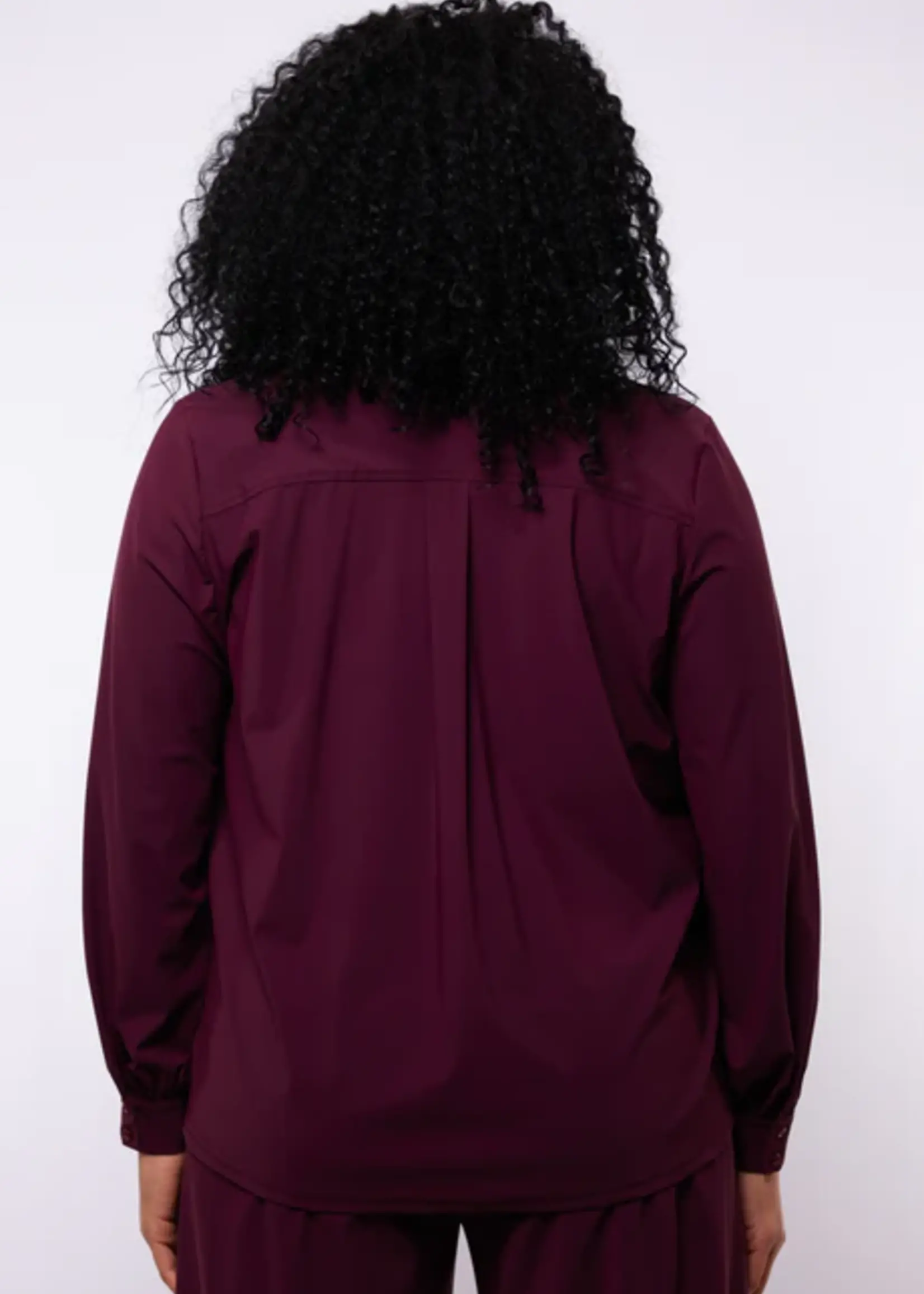 Exxcellent Sasha Blouse Mauve Wine