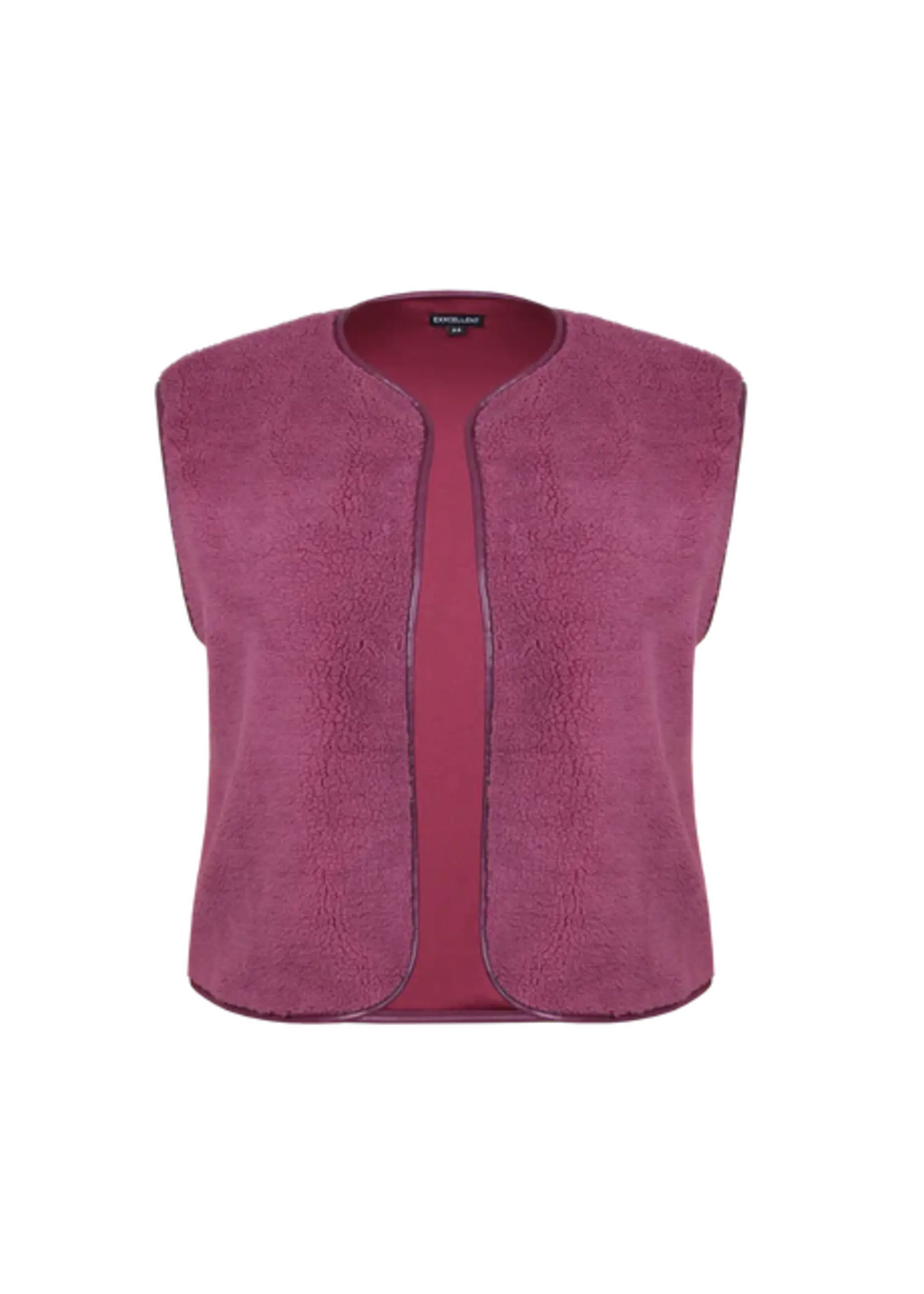 Exxcellent Remi Gilet Mauve Wine