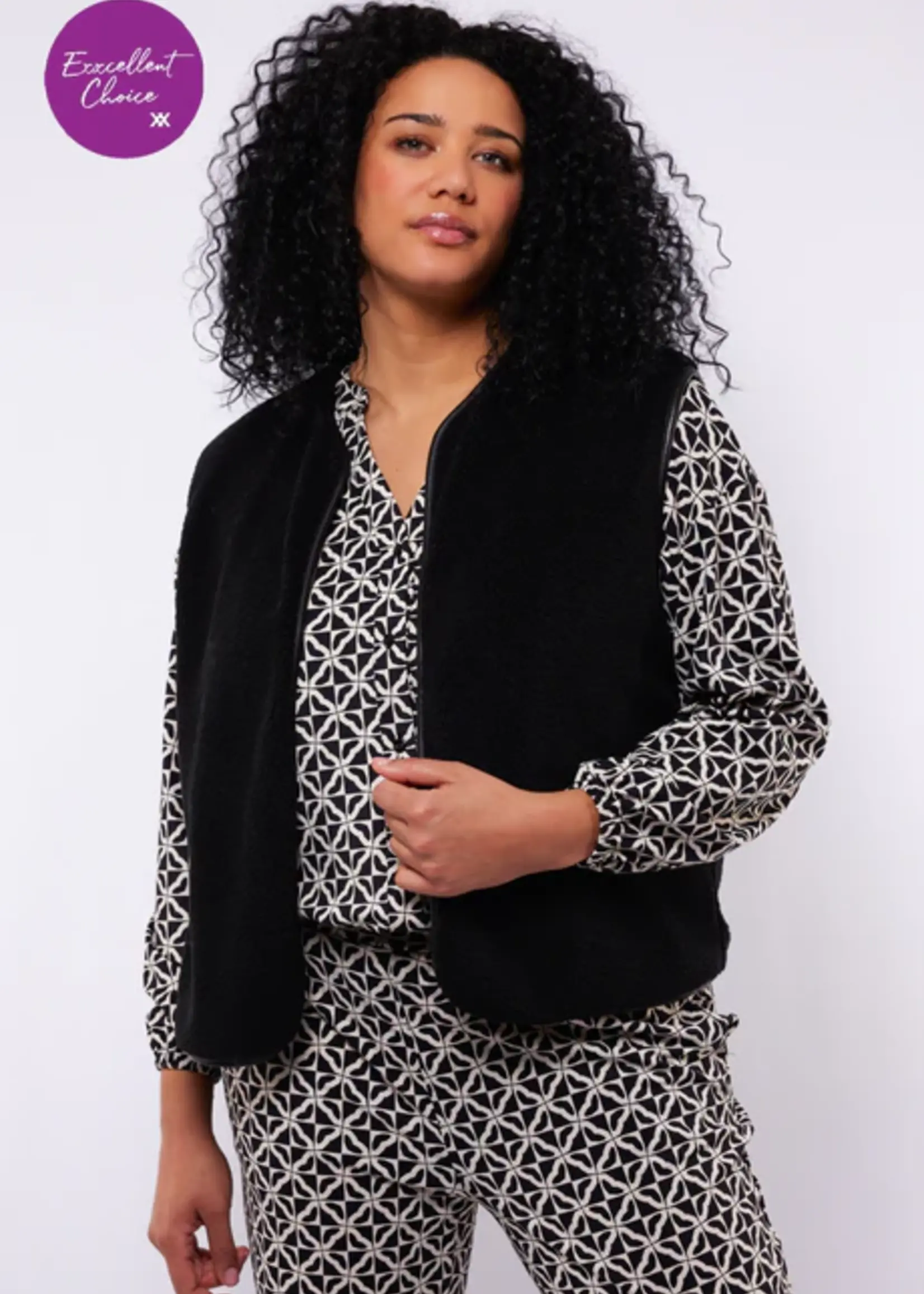 Exxcellent Remi Gilet Black